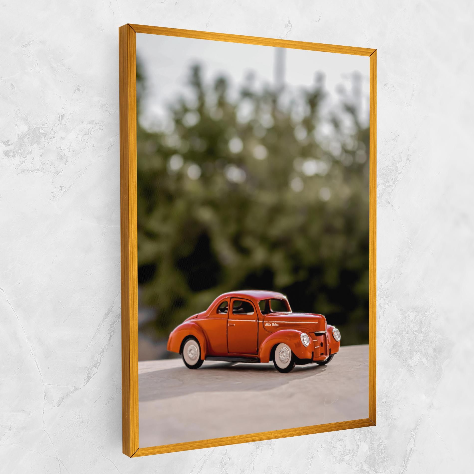 Vintage Orange Toy mockup 1