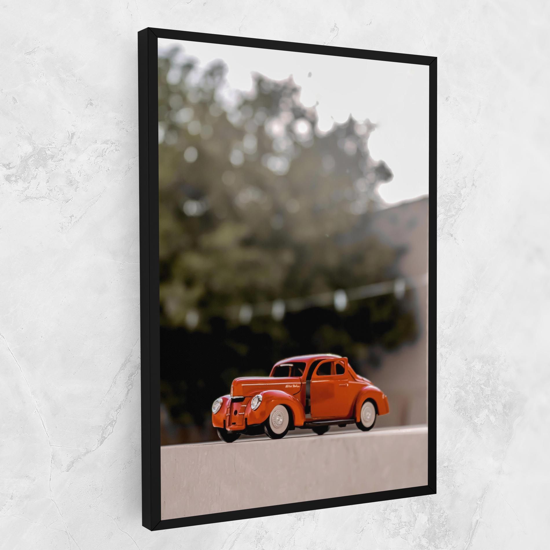 Orange Toy Car mockup 1