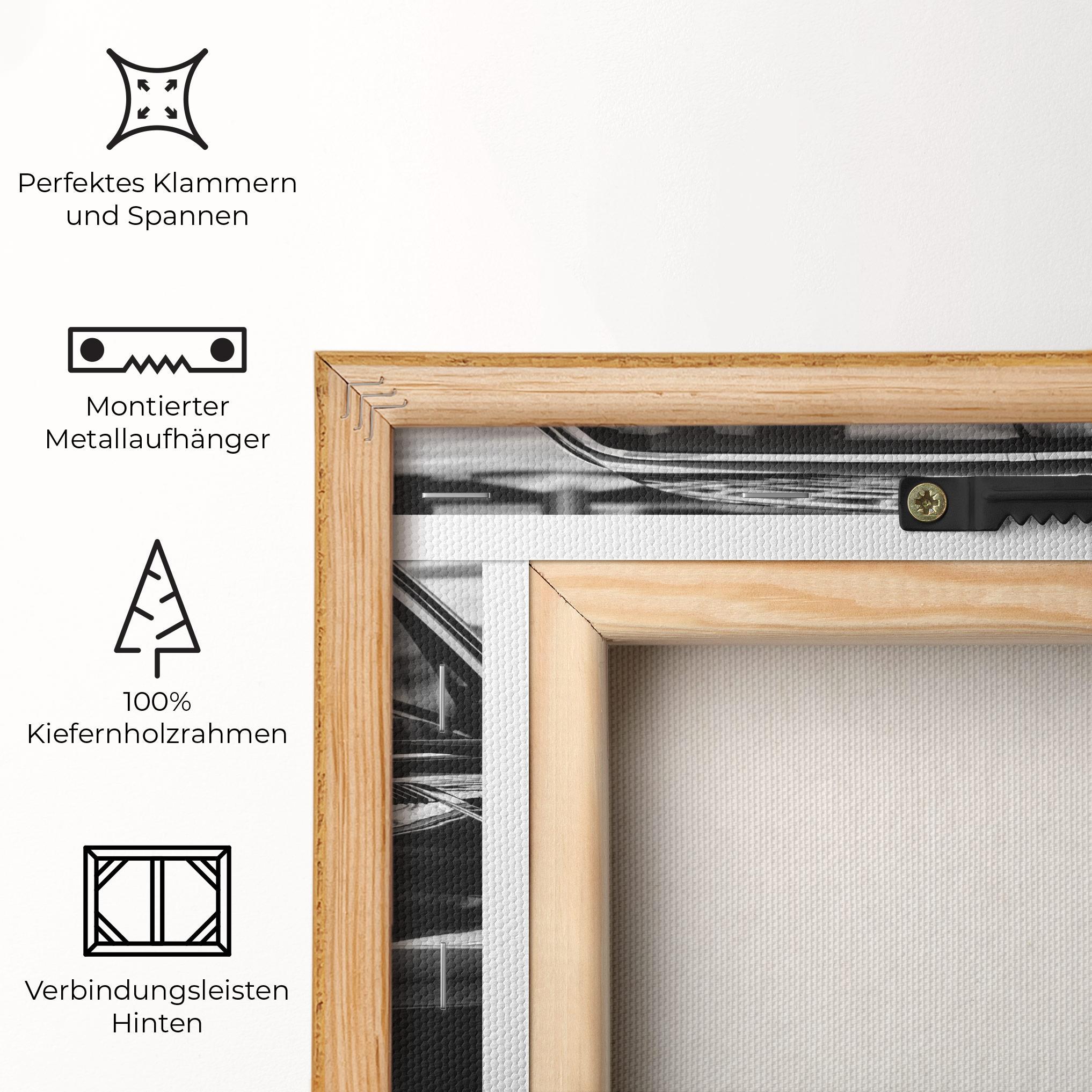 Leinwandbild Black Shiny Car mockup 5