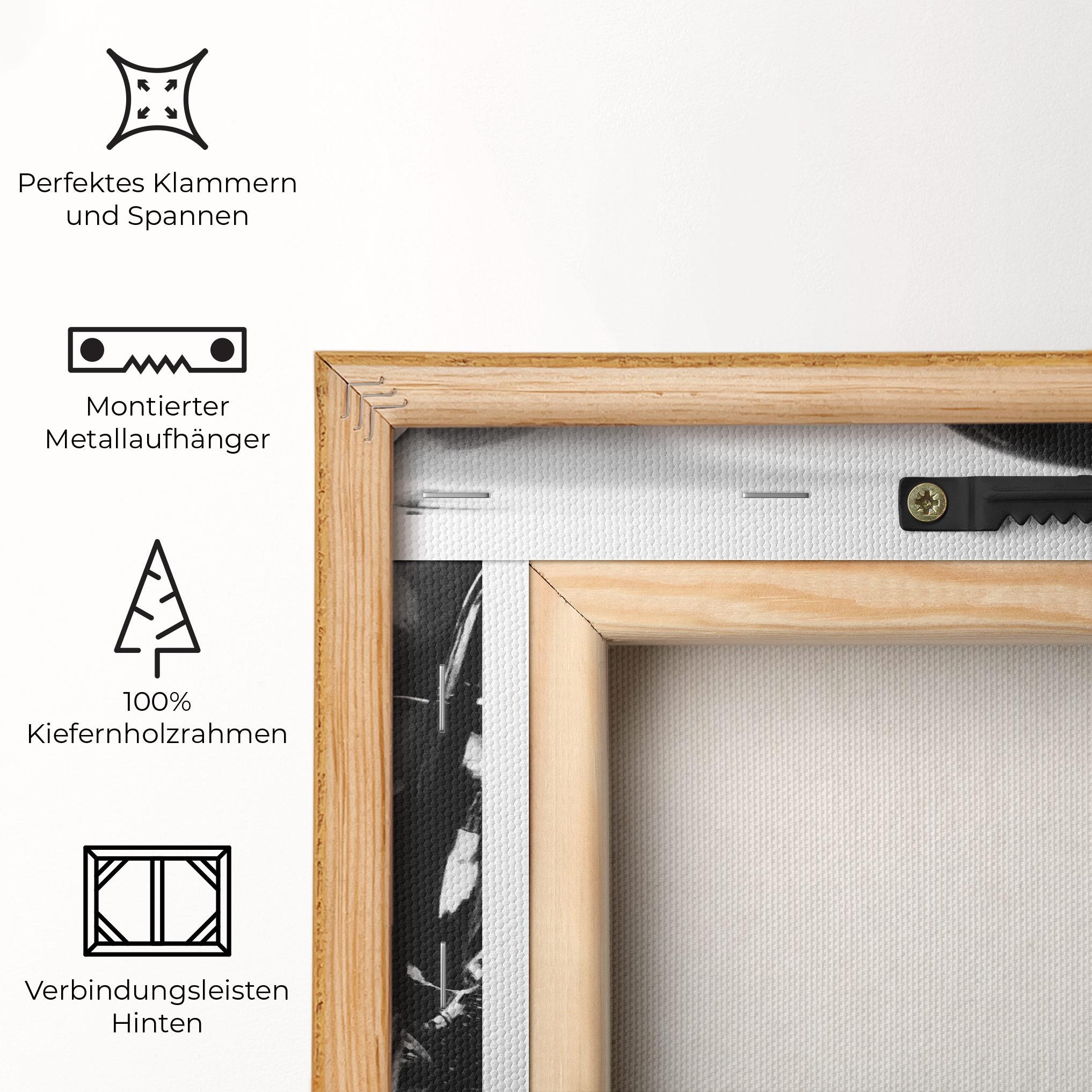 Leinwandbild Old Closeup Car mockup 5