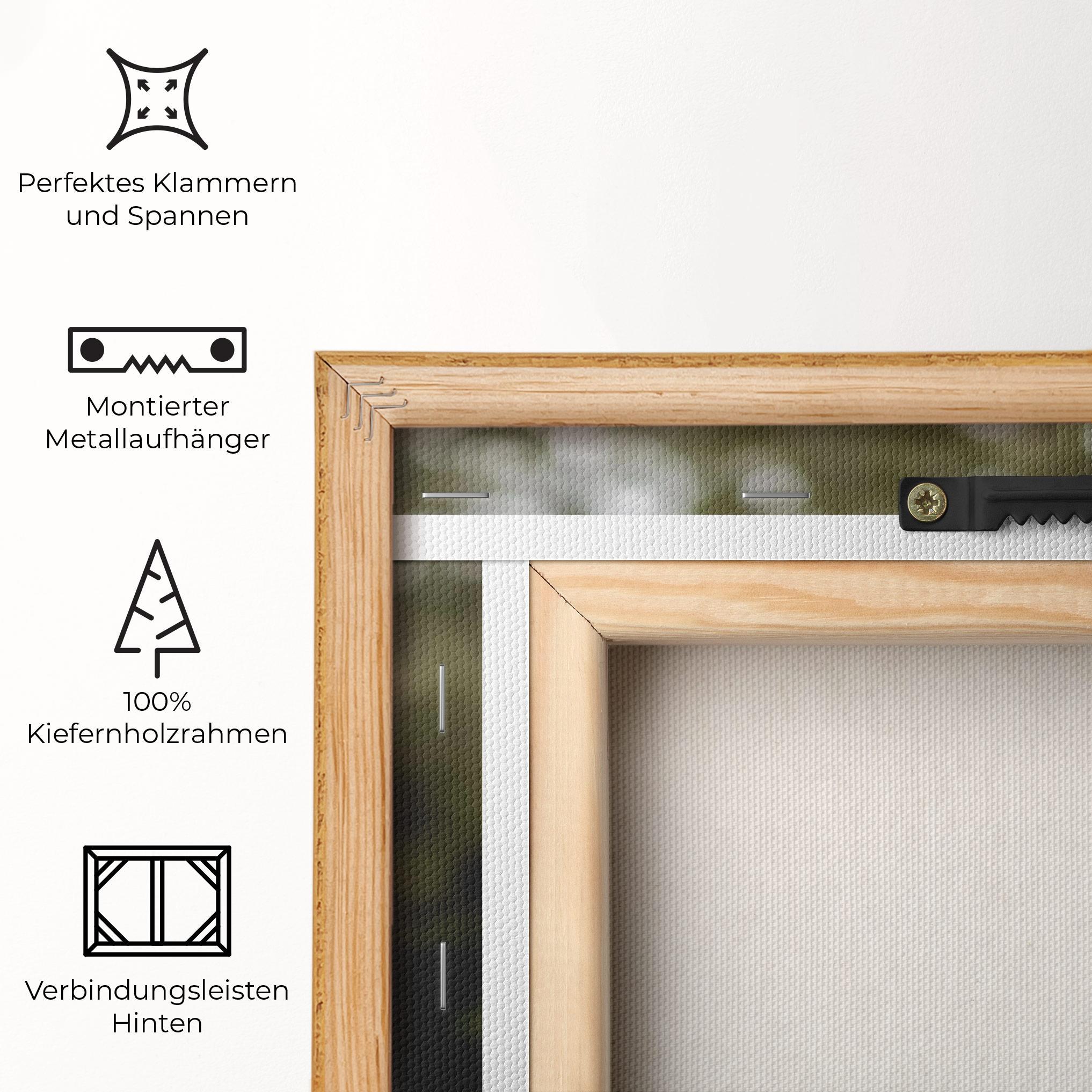 Leinwandbild Vintage Orange Toy mockup 5