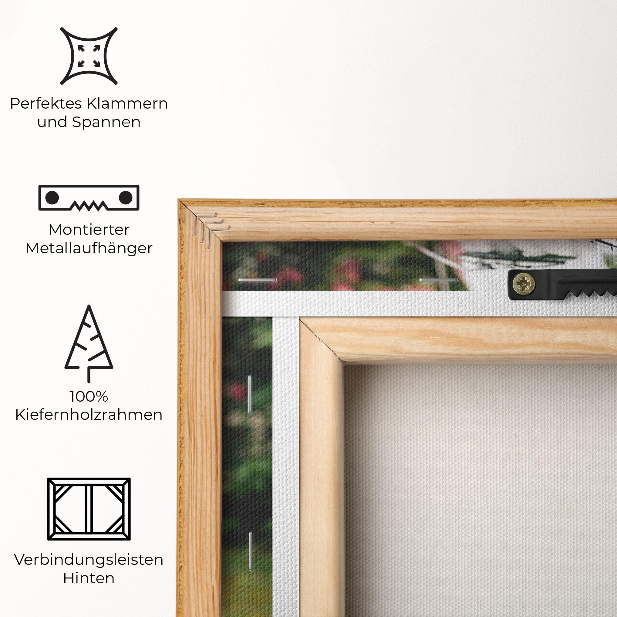 Leinwandbild Vintage Rose Van mockup 5