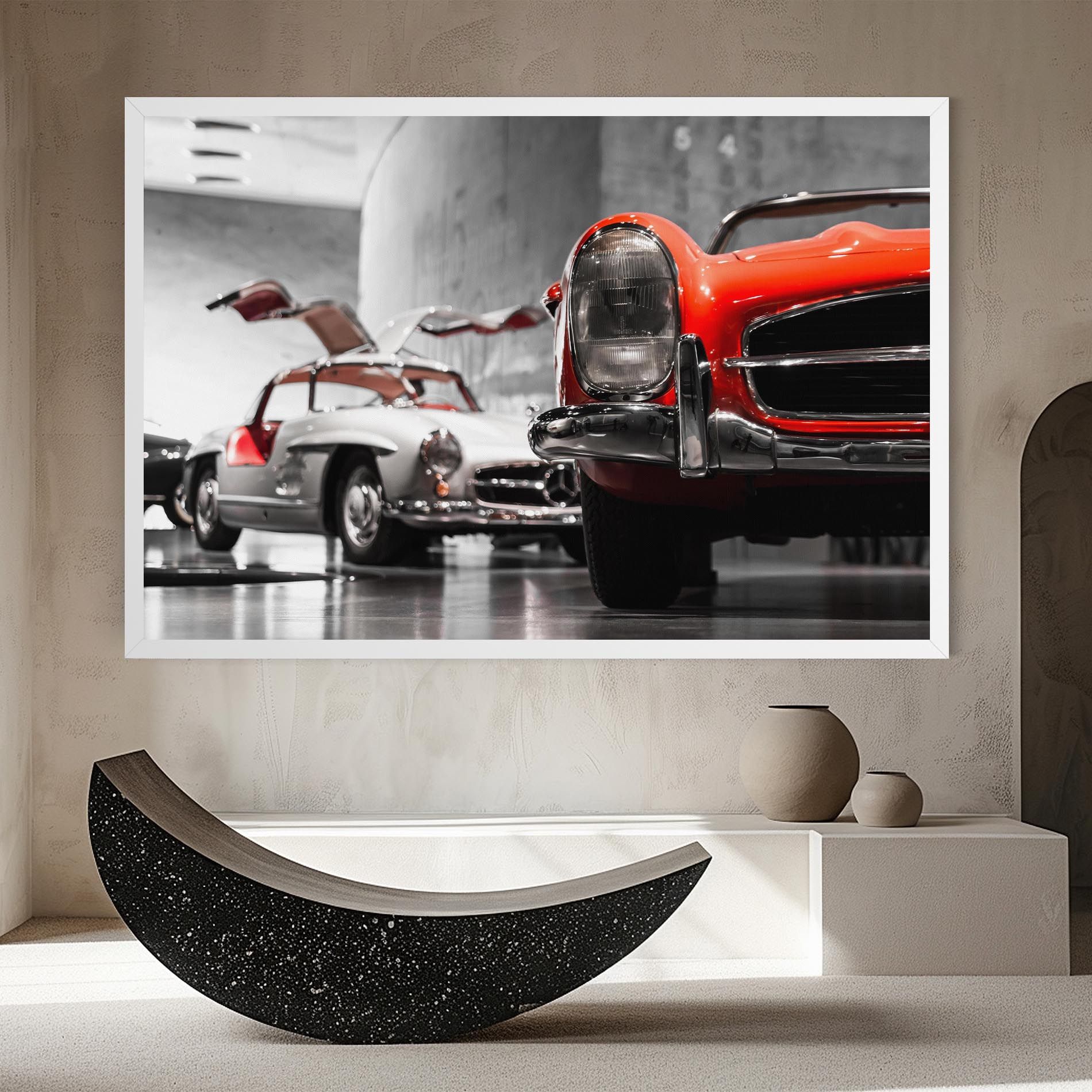 Vintage Red White mockup 8