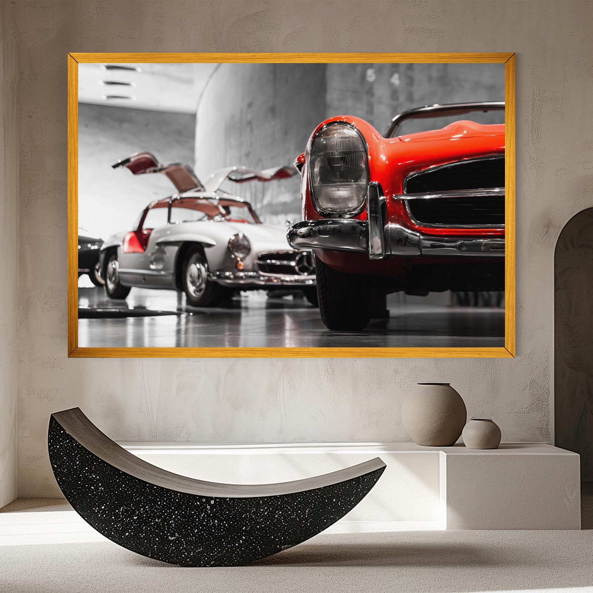 Vintage Red White mockup 8