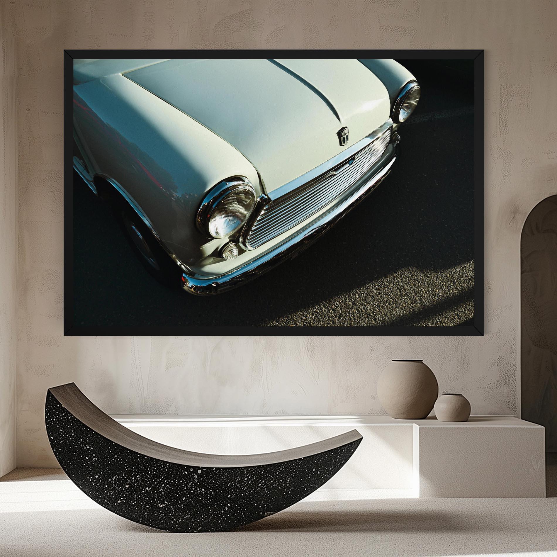 Leinwandbild Light Blue Car mockup 8