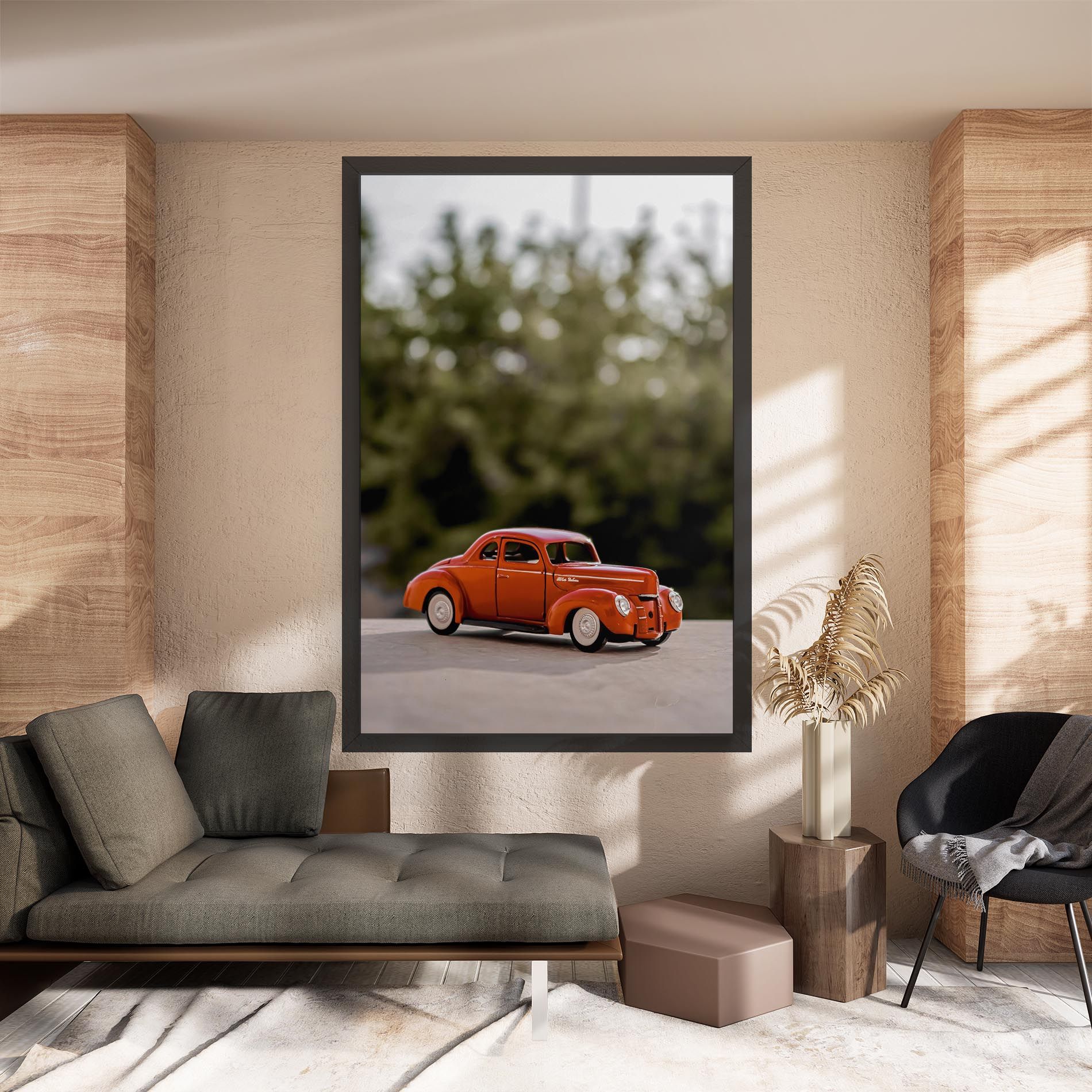 Vintage Orange Toy mockup 8