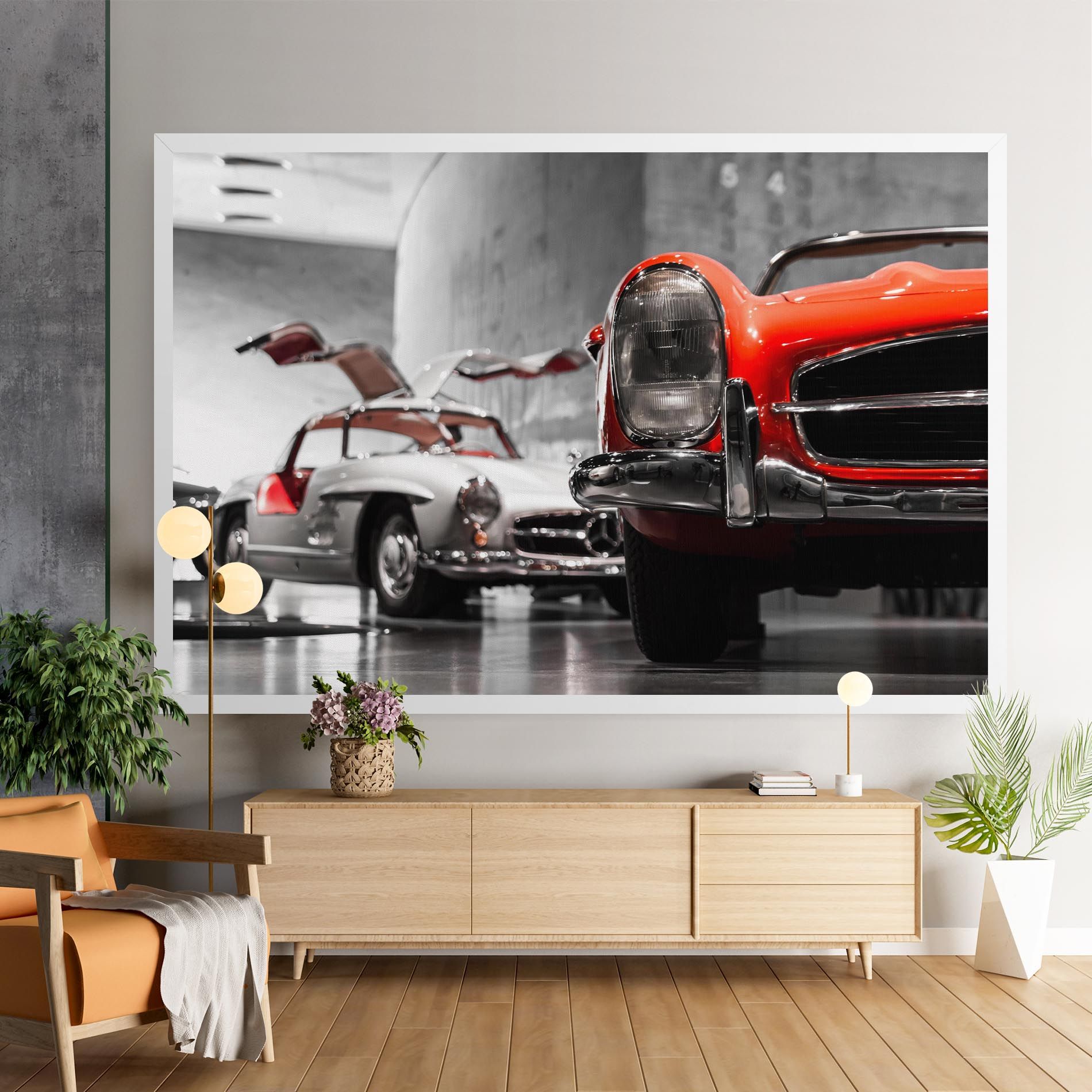 Vintage Red White mockup 9