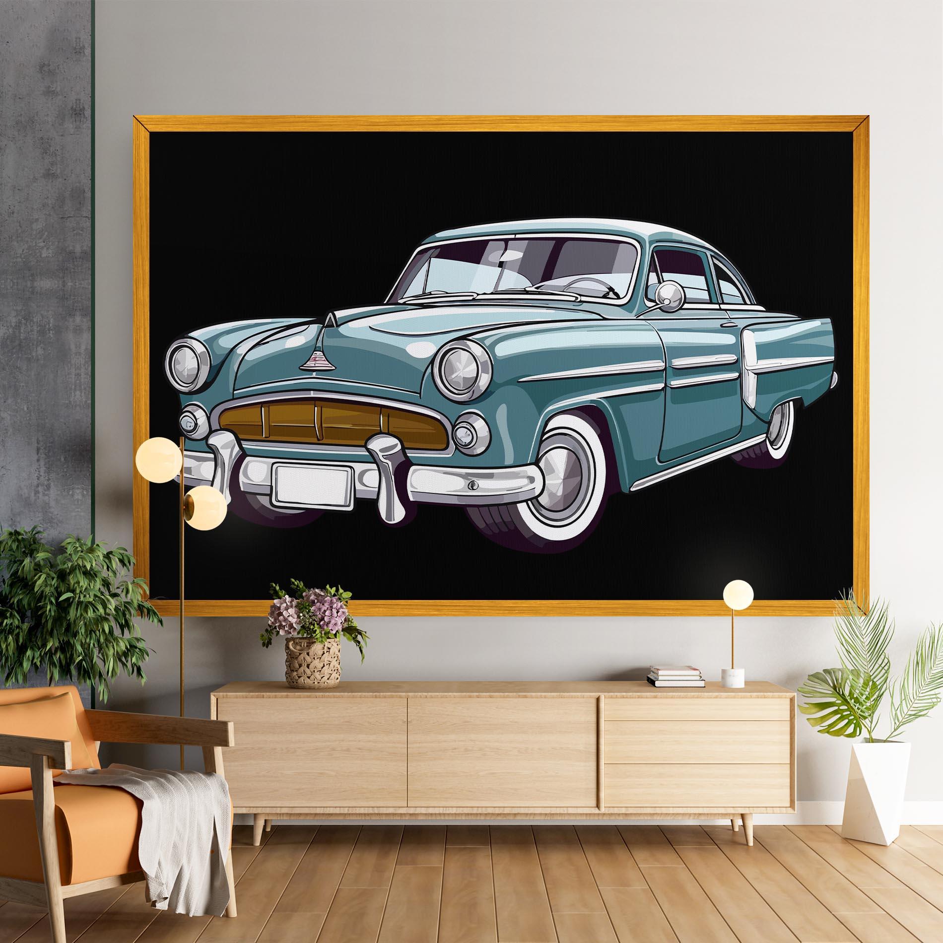 Leinwandbild Ford Thunderbolt mockup 9