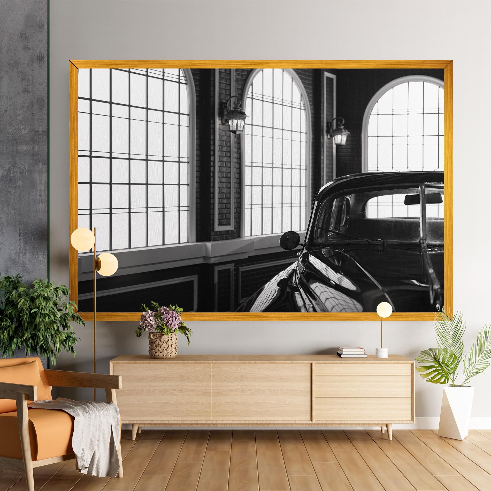 Window Old Car mockup 9