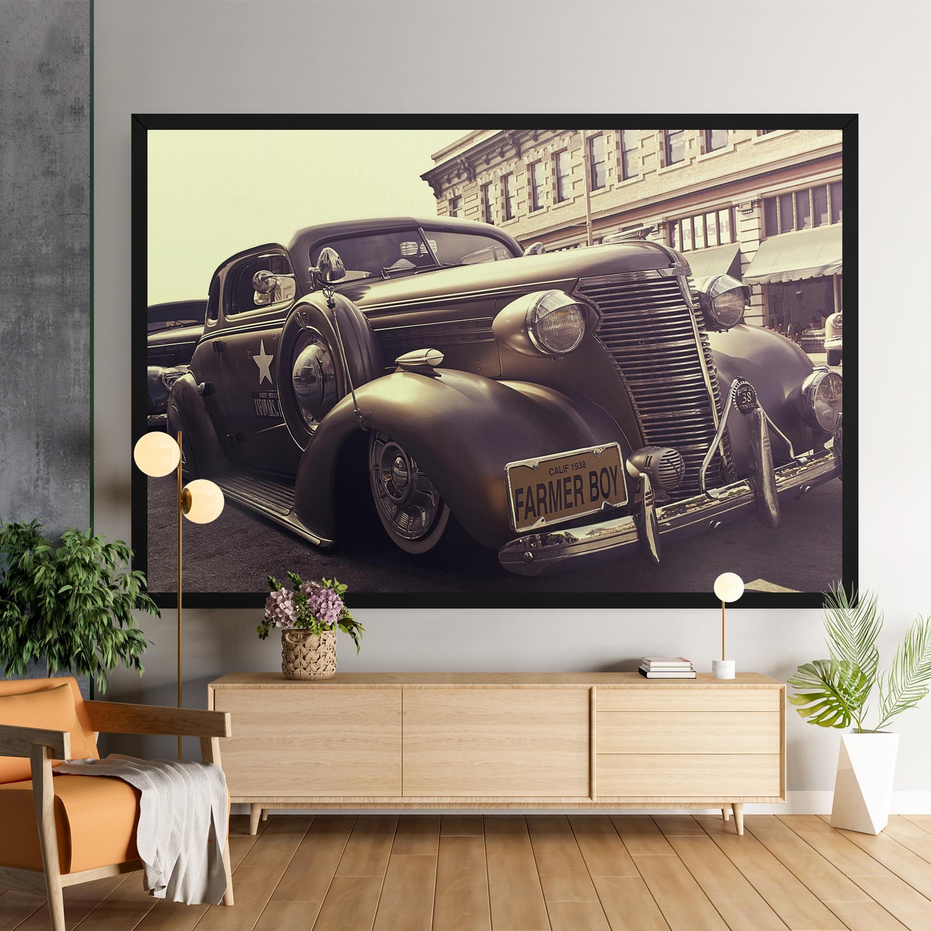 Old Classic Car mockup 9