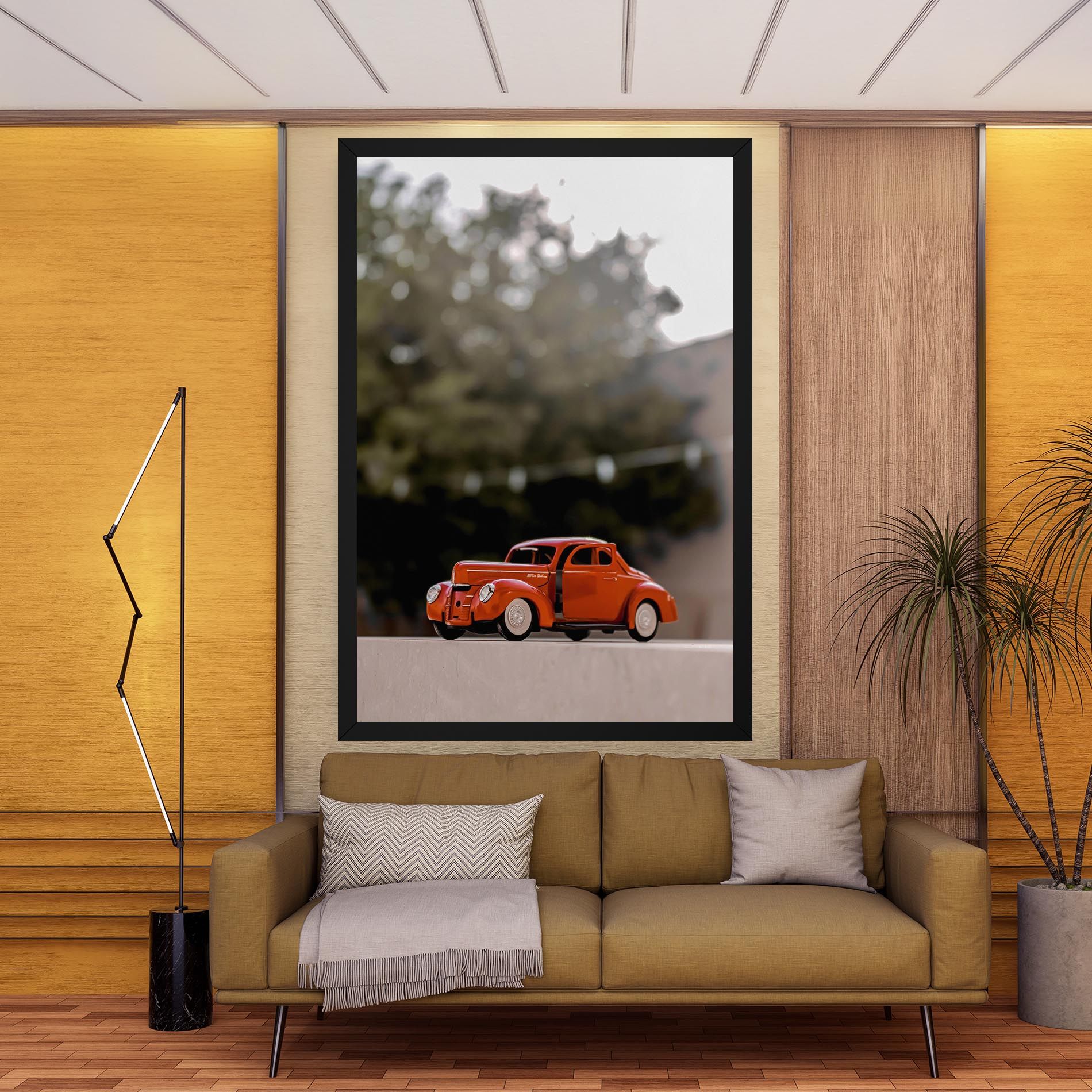 Orange Toy Car mockup 9