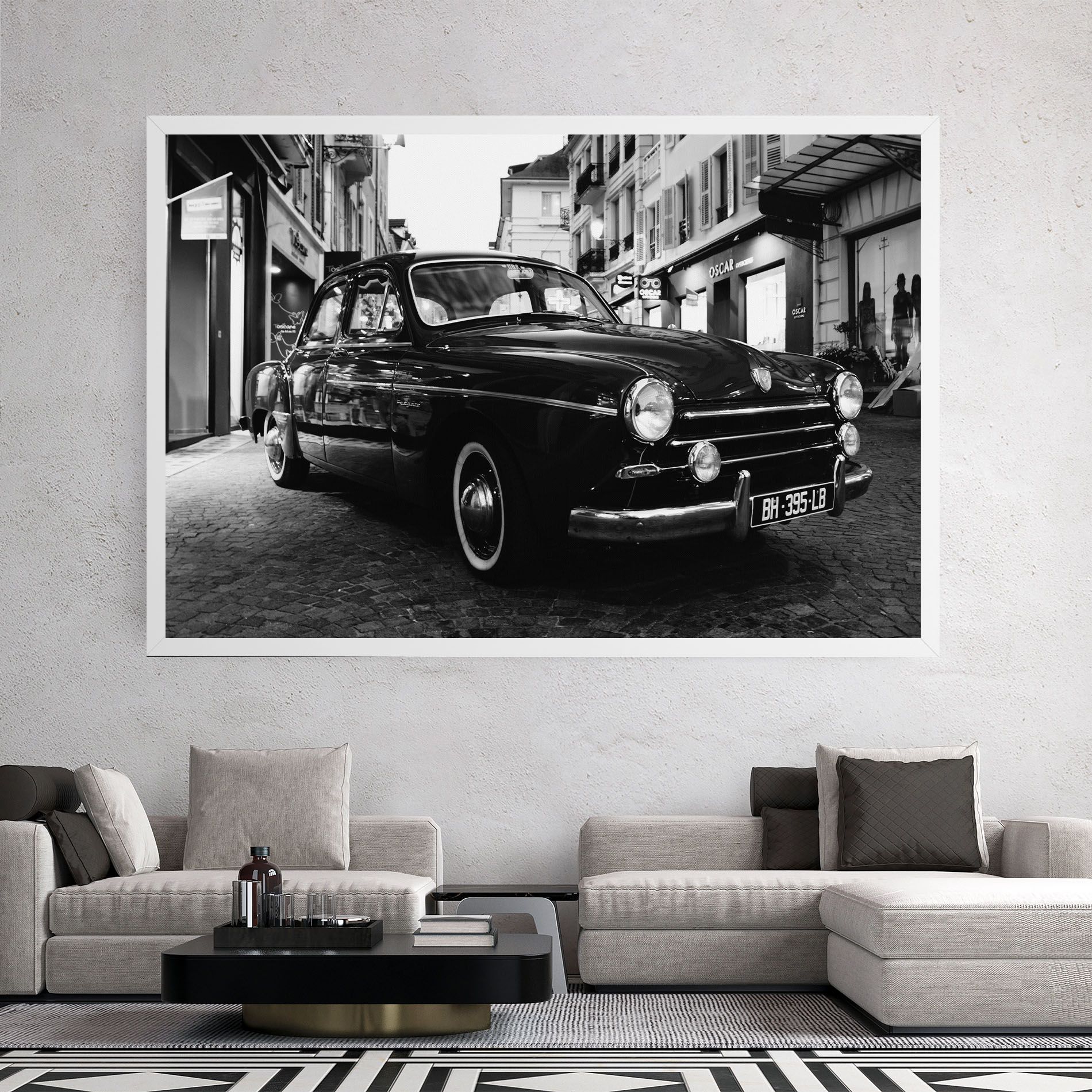 Pretty Black Car mockup 2