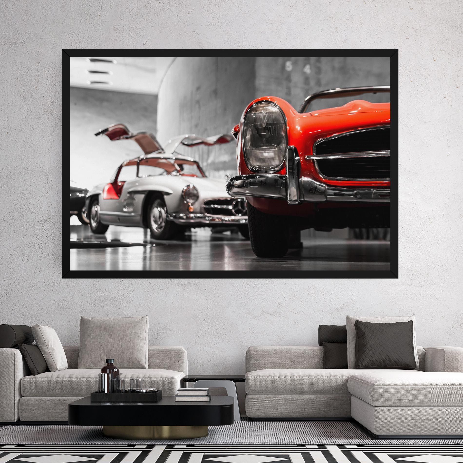 Vintage Red White mockup 2