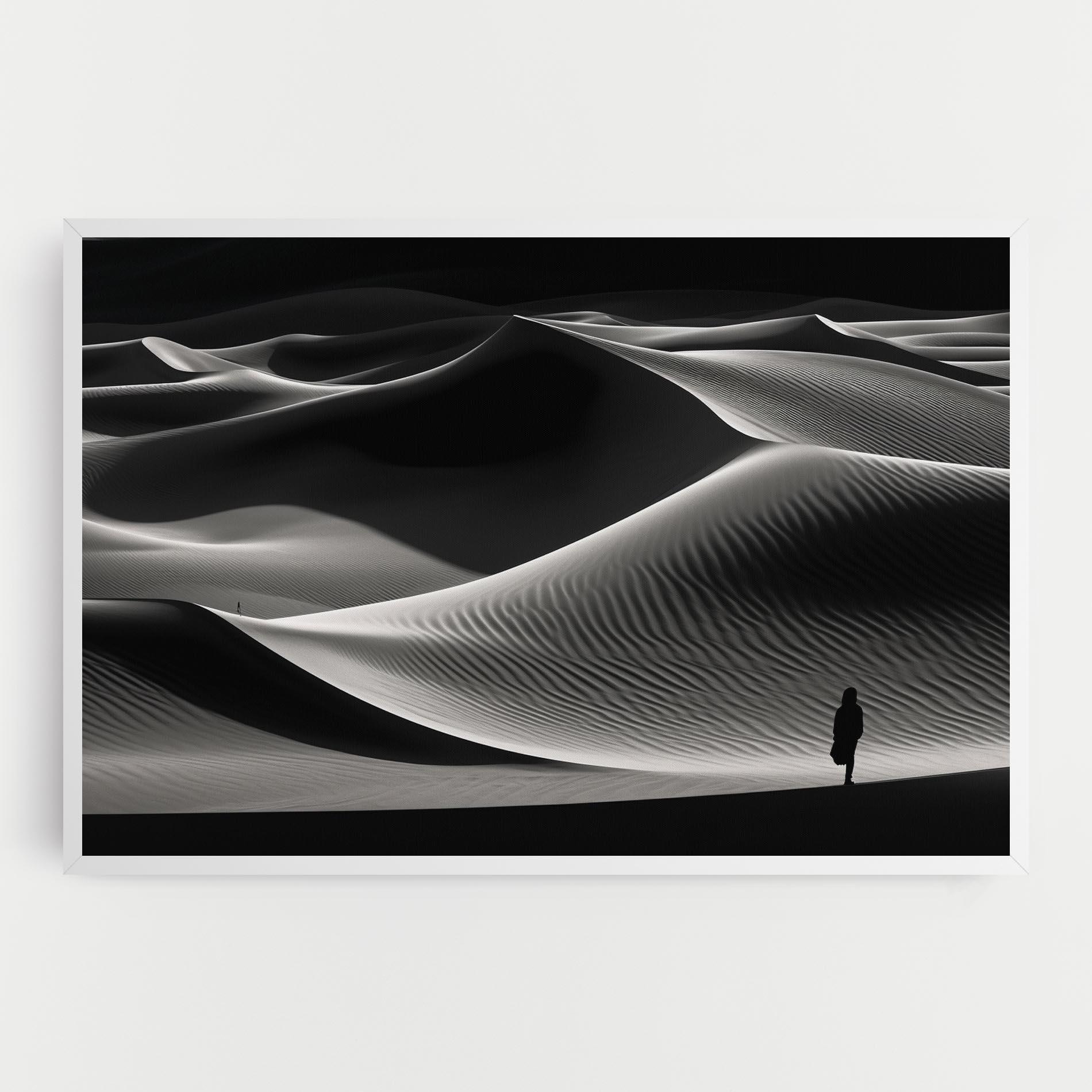 Leinwandbild Dune Silhouette mockup 0