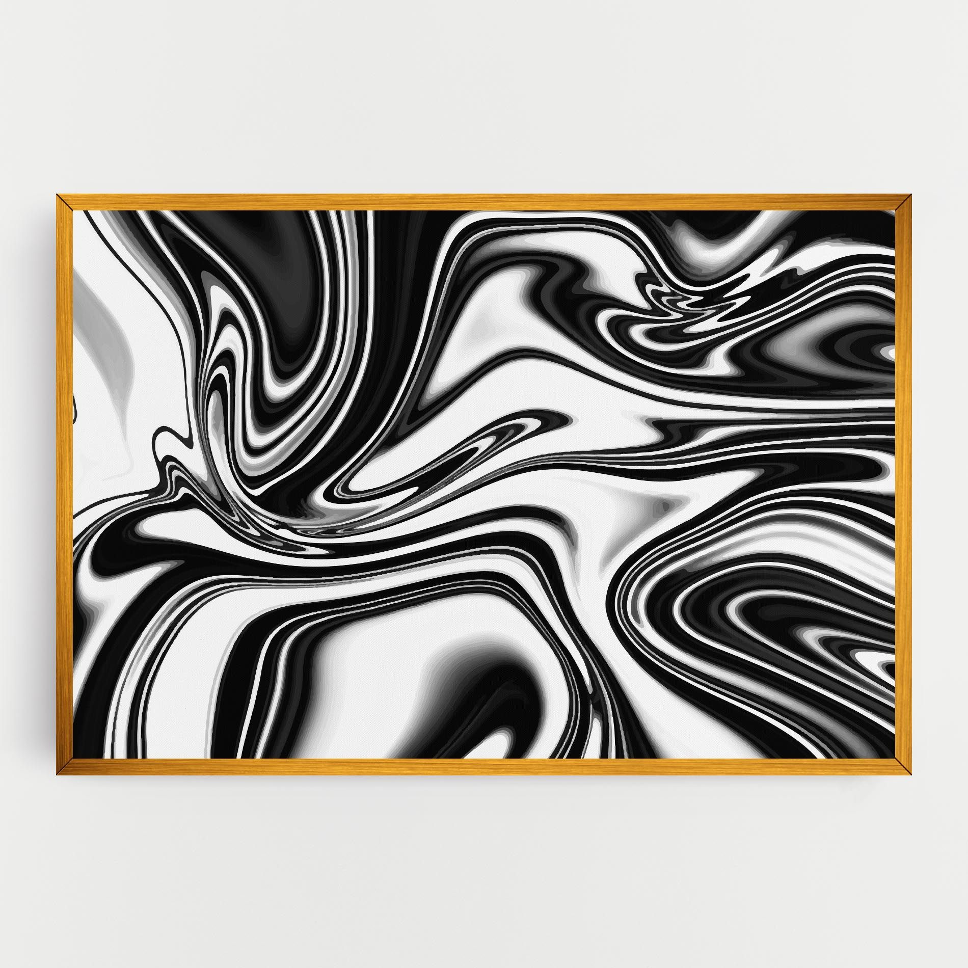 Black White Liquid mockup 0
