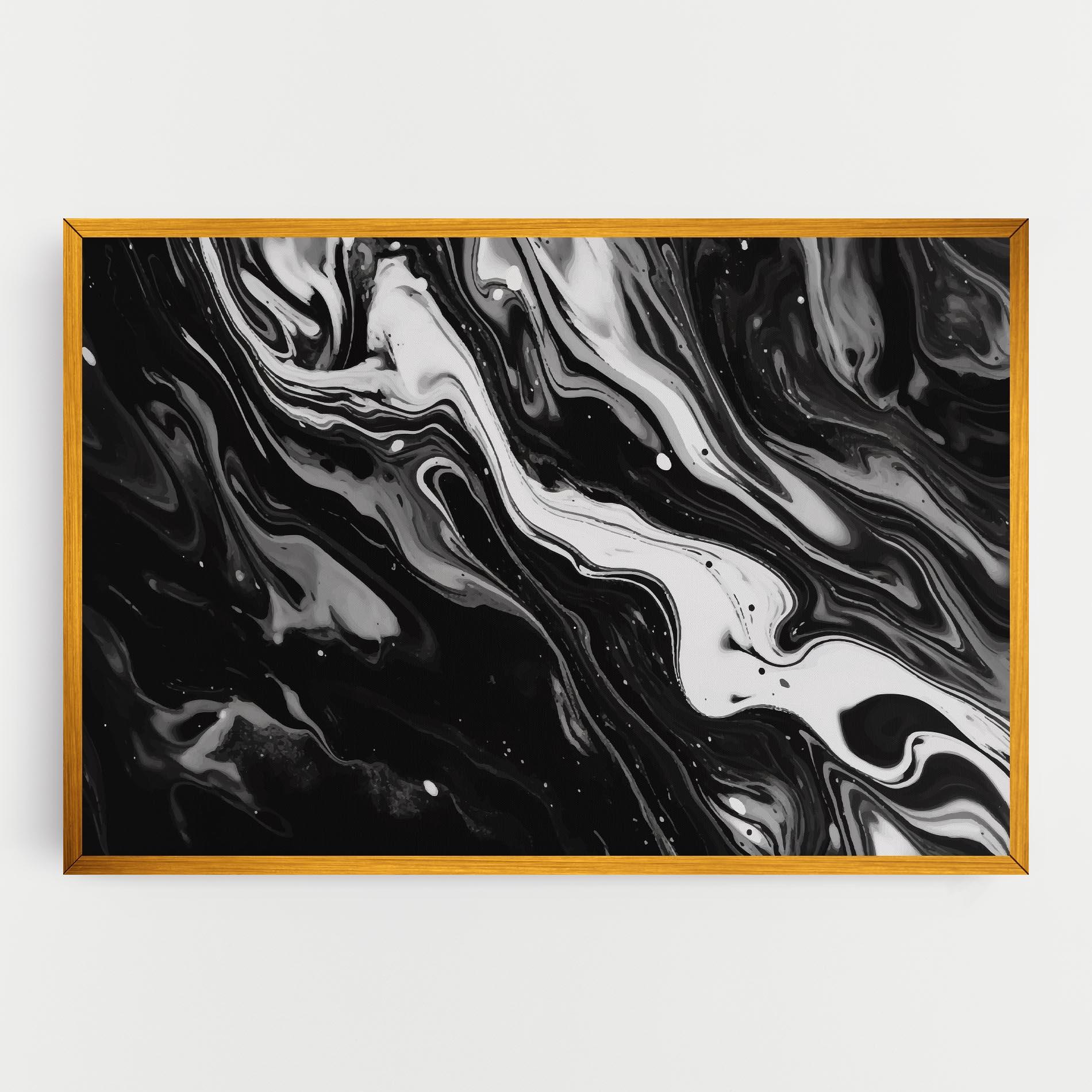 Leinwandbild Grey Art Marble mockup 0