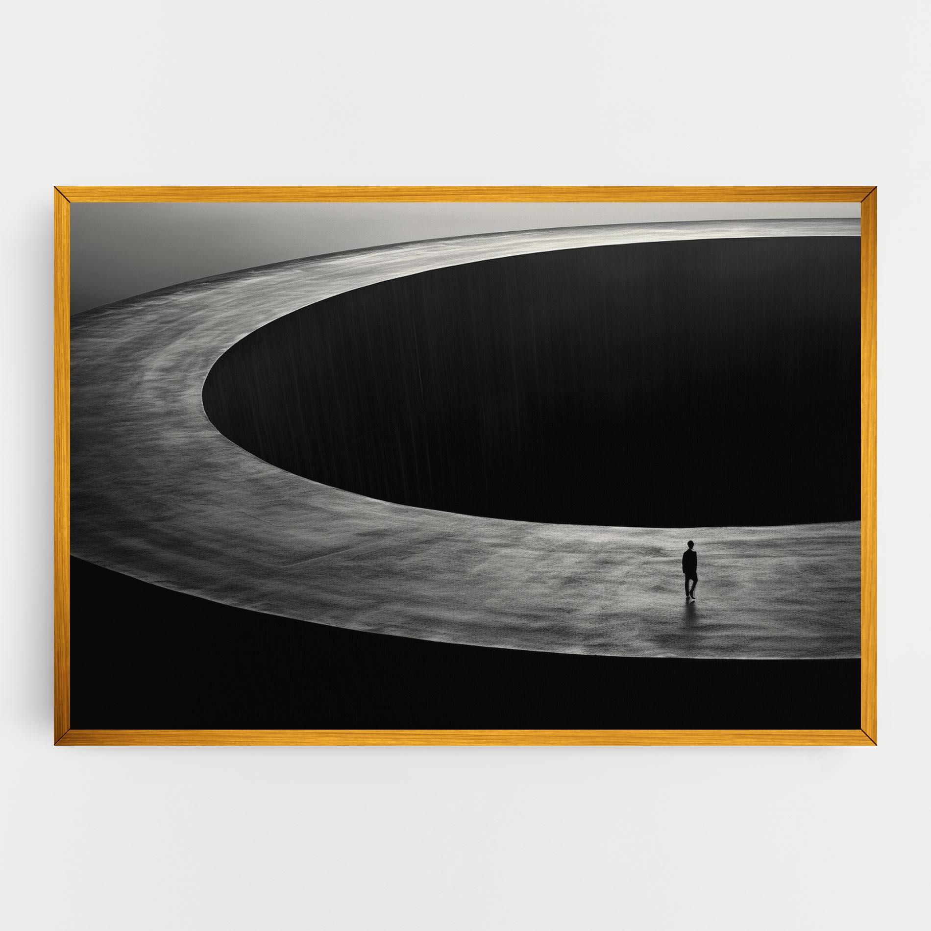 Leinwandbild Man Walking mockup 0