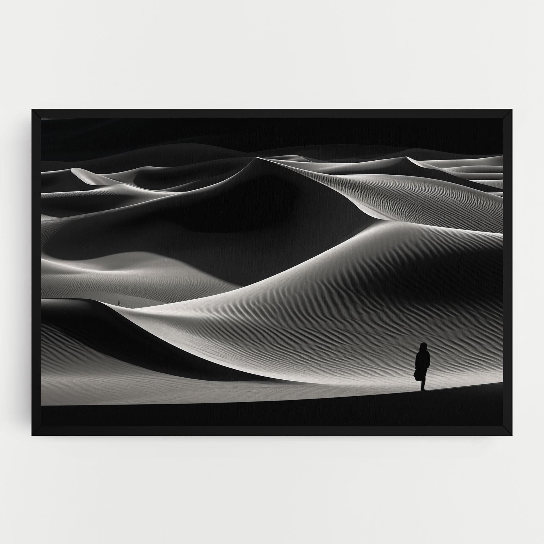 Leinwandbild Dune Silhouette mockup 0
