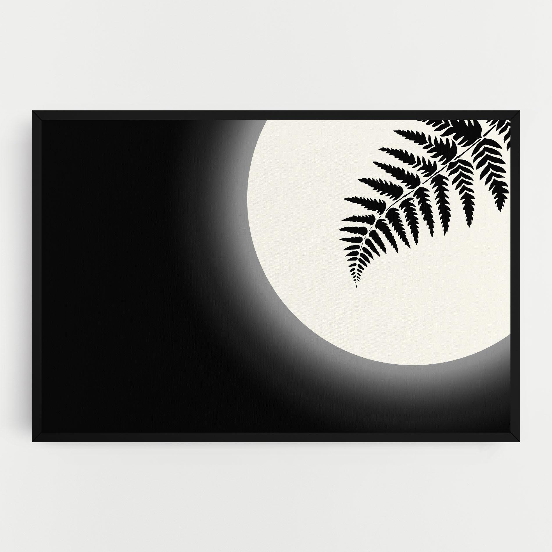 Leinwandbild Full Moon Leaf mockup 0