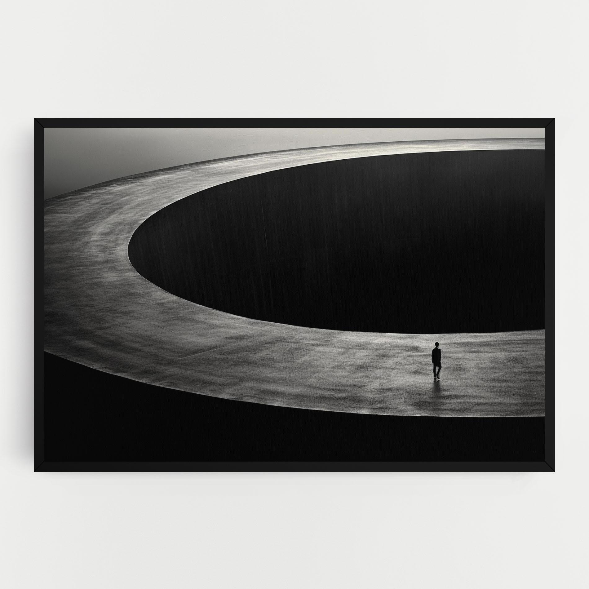 Leinwandbild Man Walking mockup 0