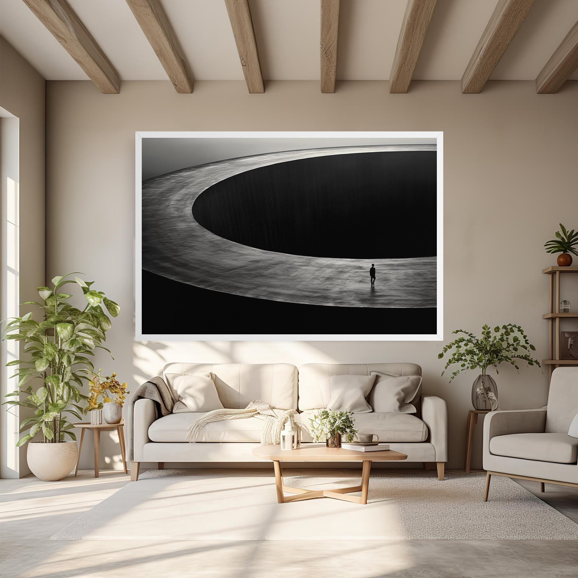 Leinwandbild Man Walking mockup 6