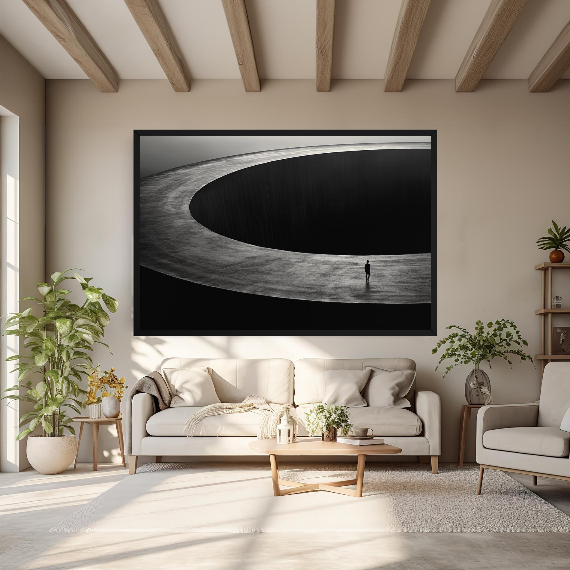 Leinwandbild Man Walking mockup 6