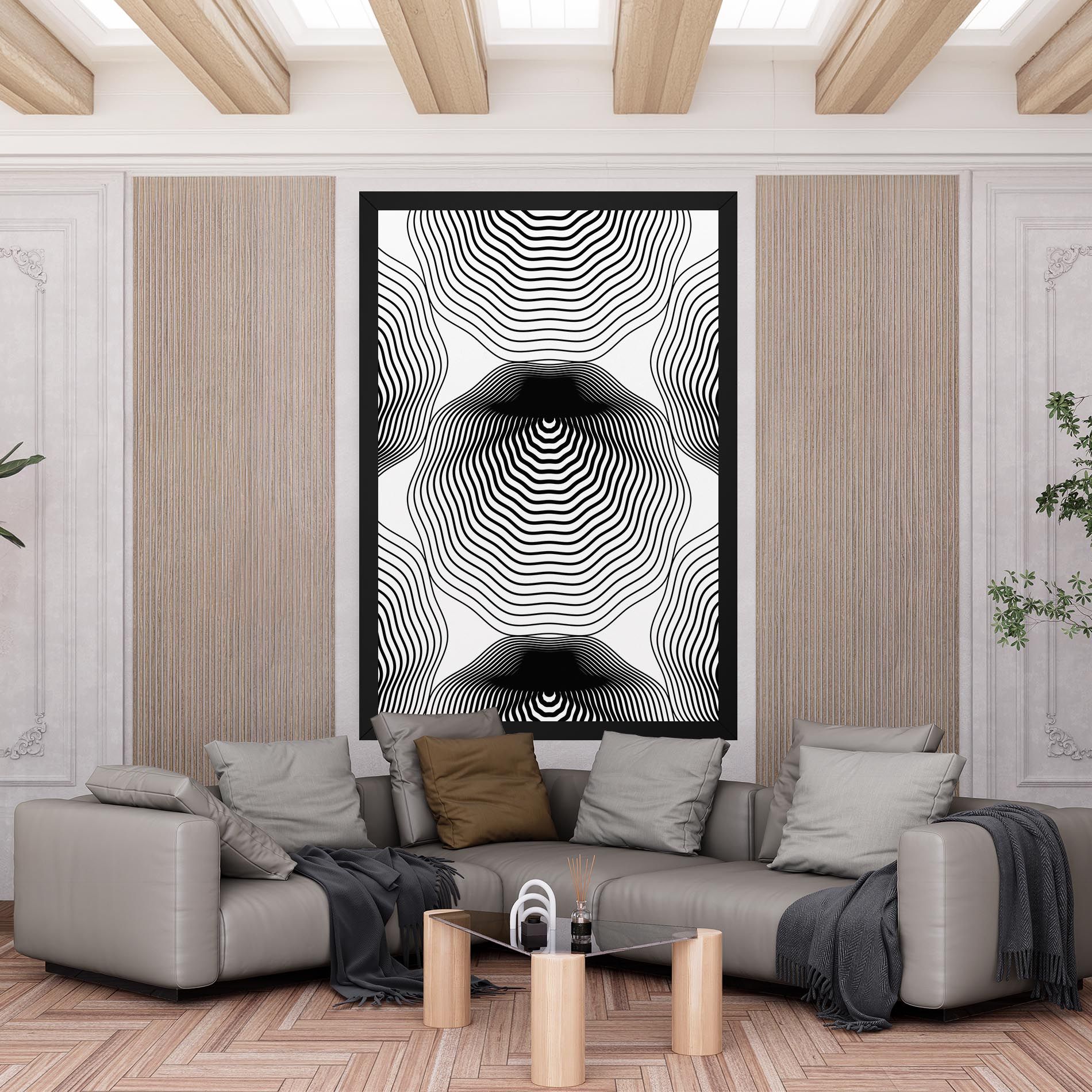 Black Line Art mockup 6