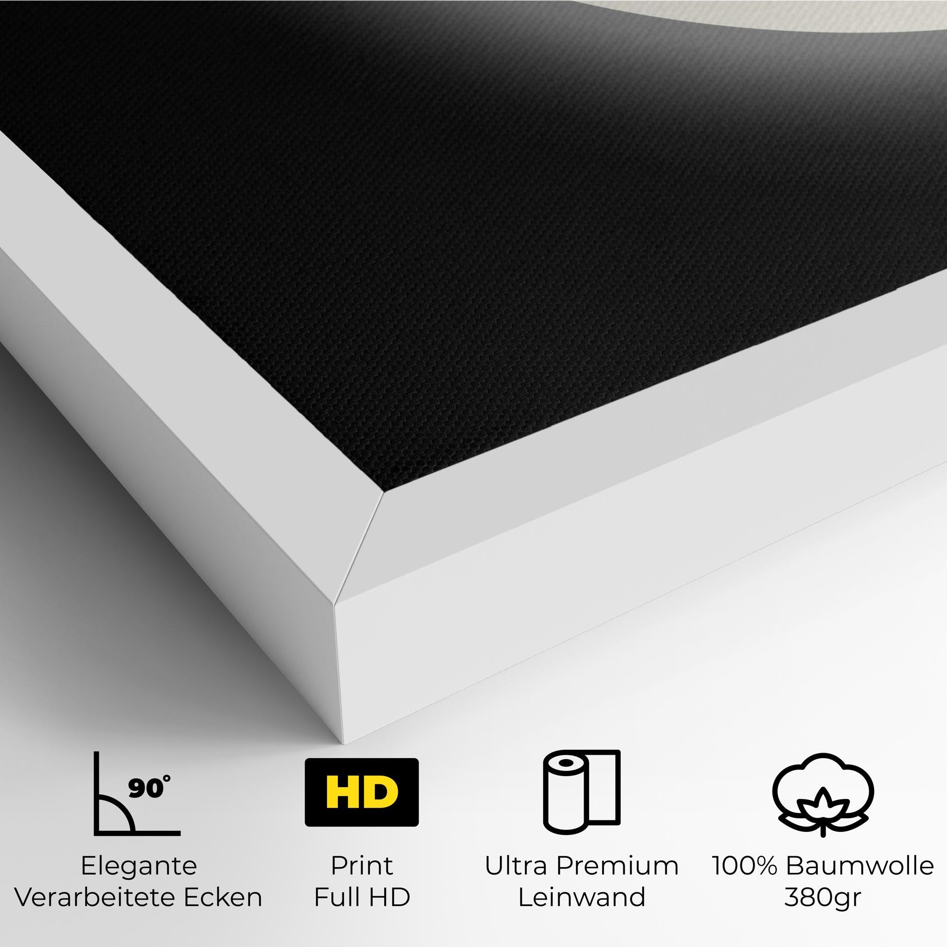 Leinwandbild Full Moon Leaf mockup 4