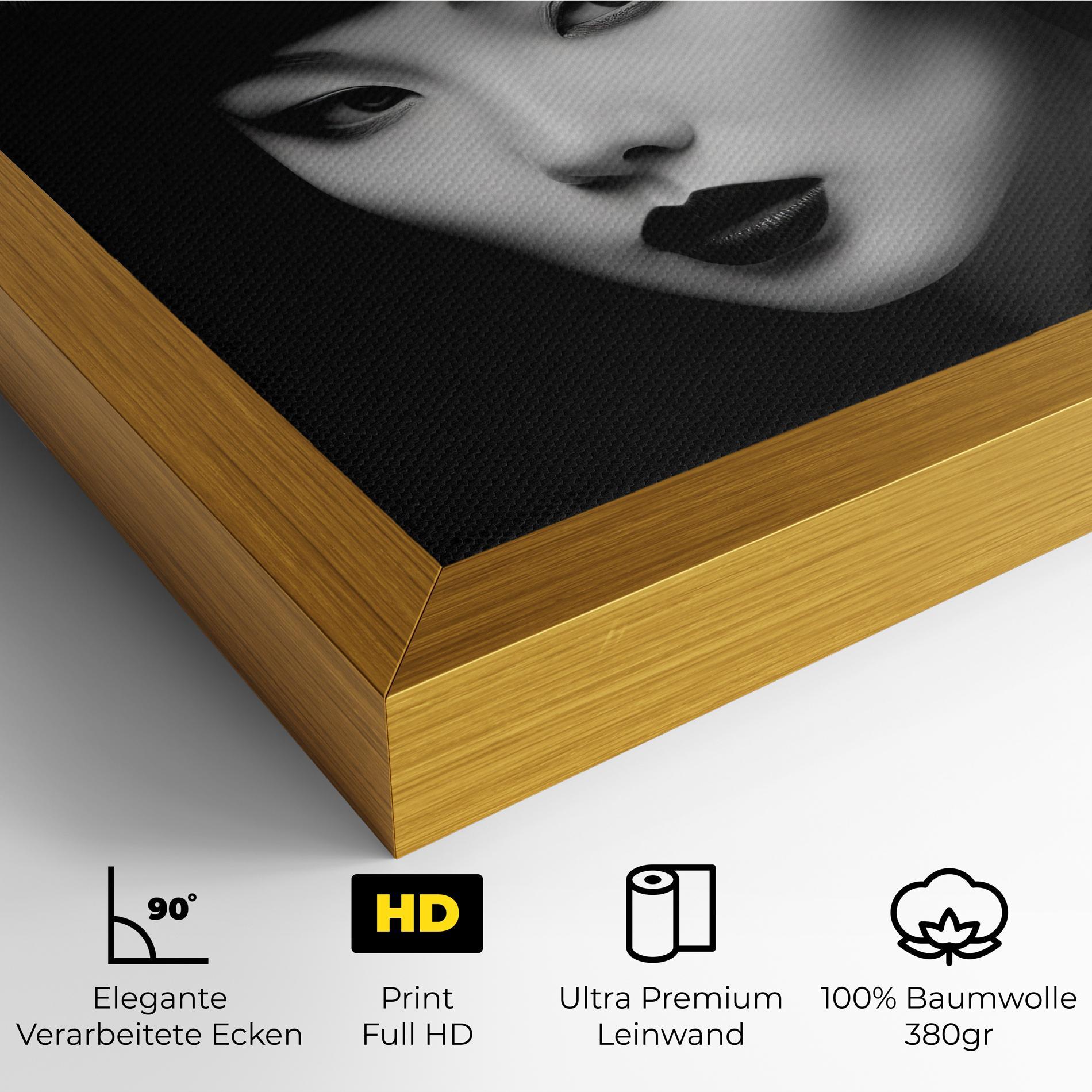 Leinwandbild Abstract Asian Woman mockup 4