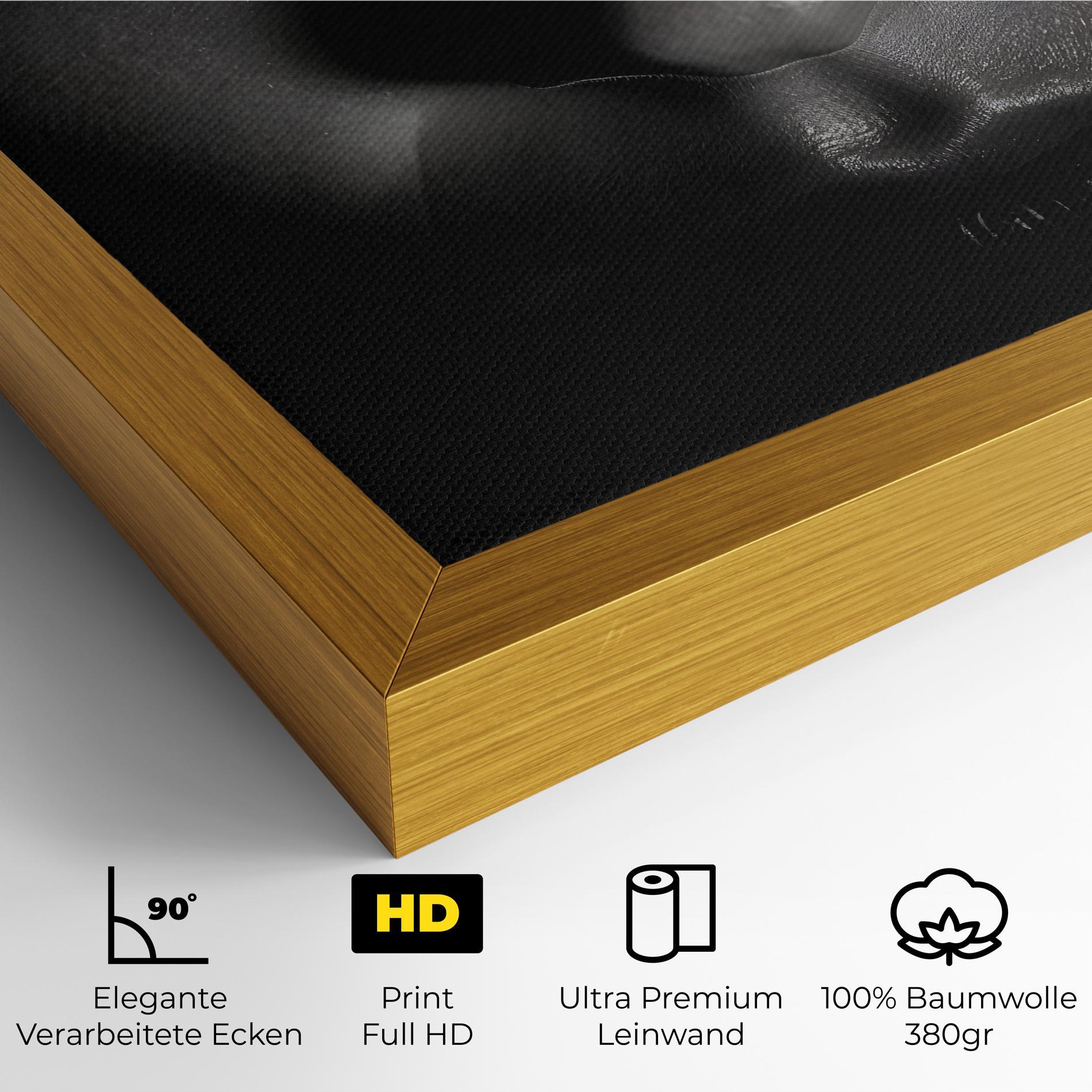 Leinwandbild Closeup Portrait mockup 4