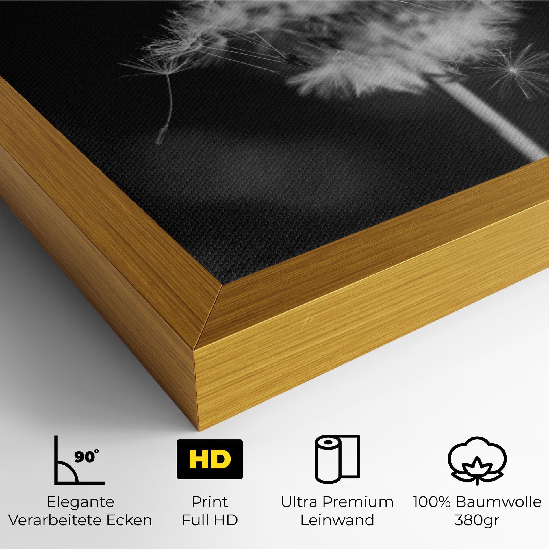 Leinwandbild Grey Dandelion mockup 4