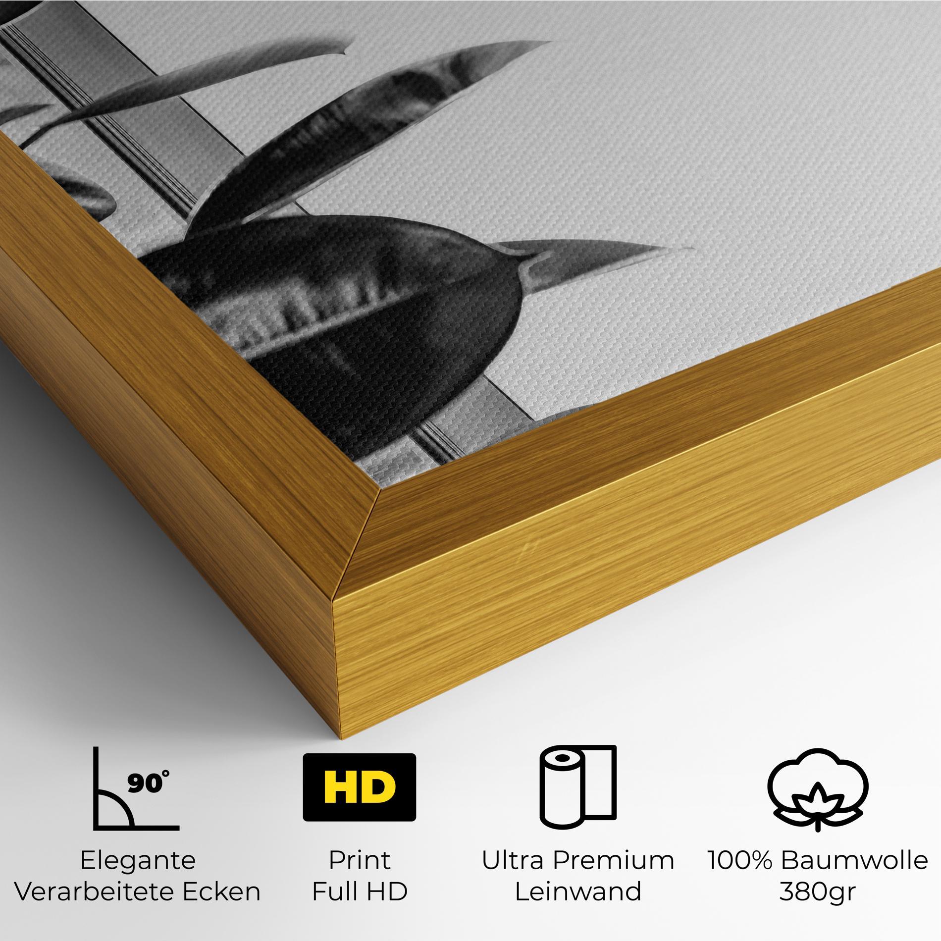 Leinwandbild Grey Plant mockup 4