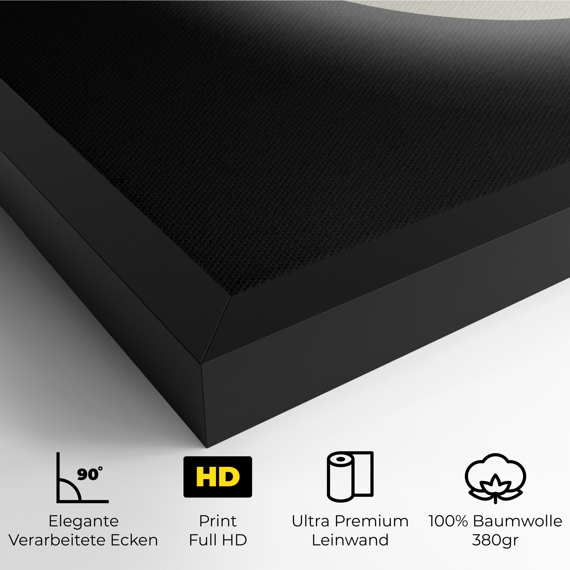 Leinwandbild Full Moon Leaf mockup 4