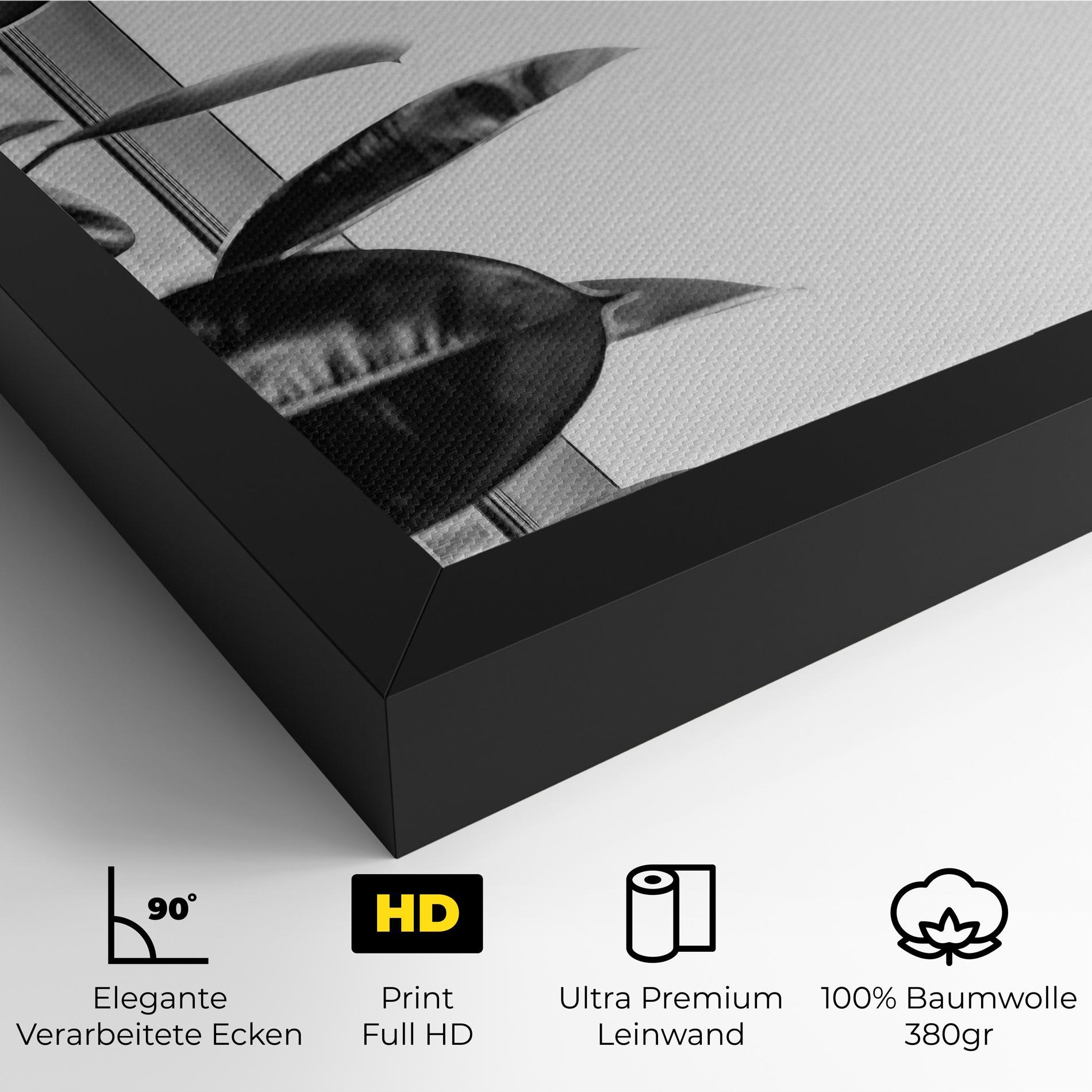 Leinwandbild Grey Plant mockup 4