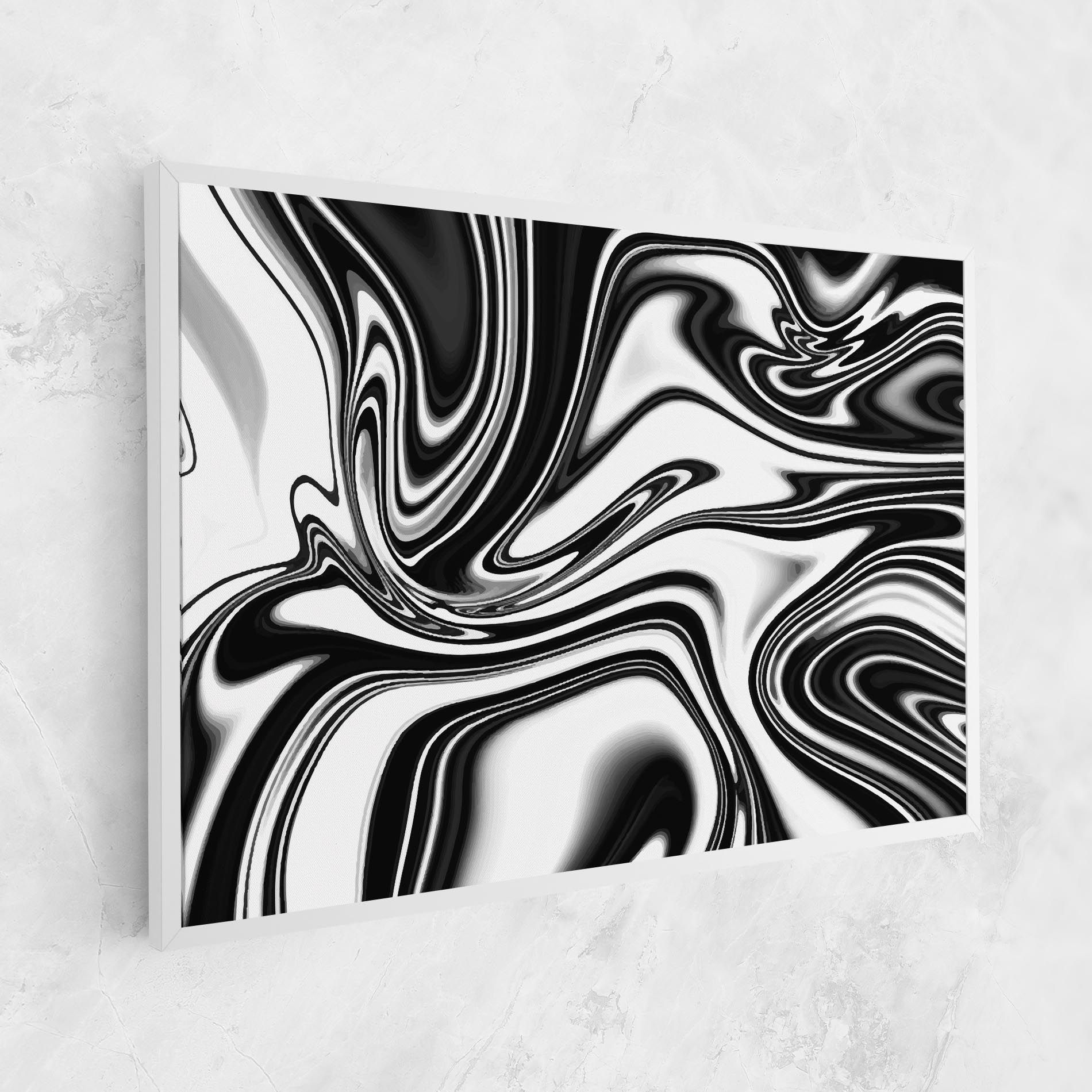 Black White Liquid mockup 1
