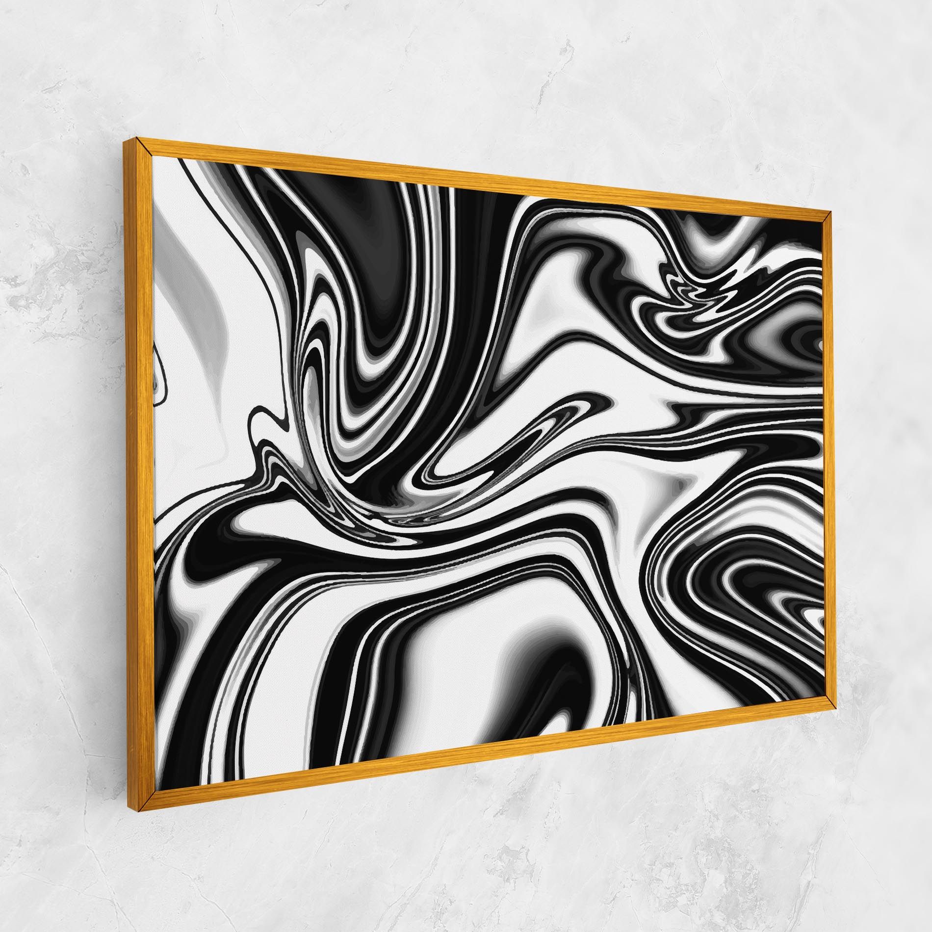 Black White Liquid mockup 1