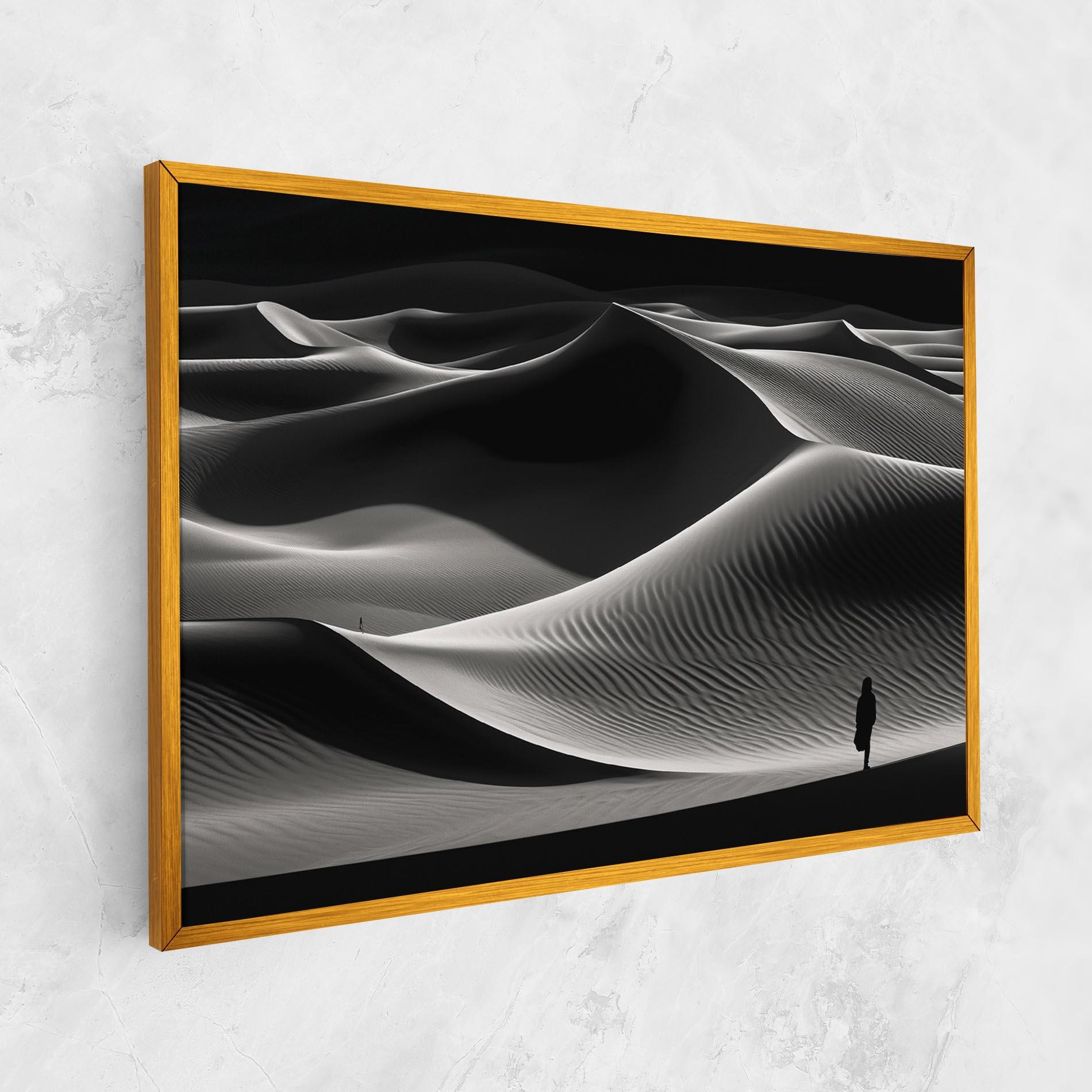 Leinwandbild Dune Silhouette mockup 1