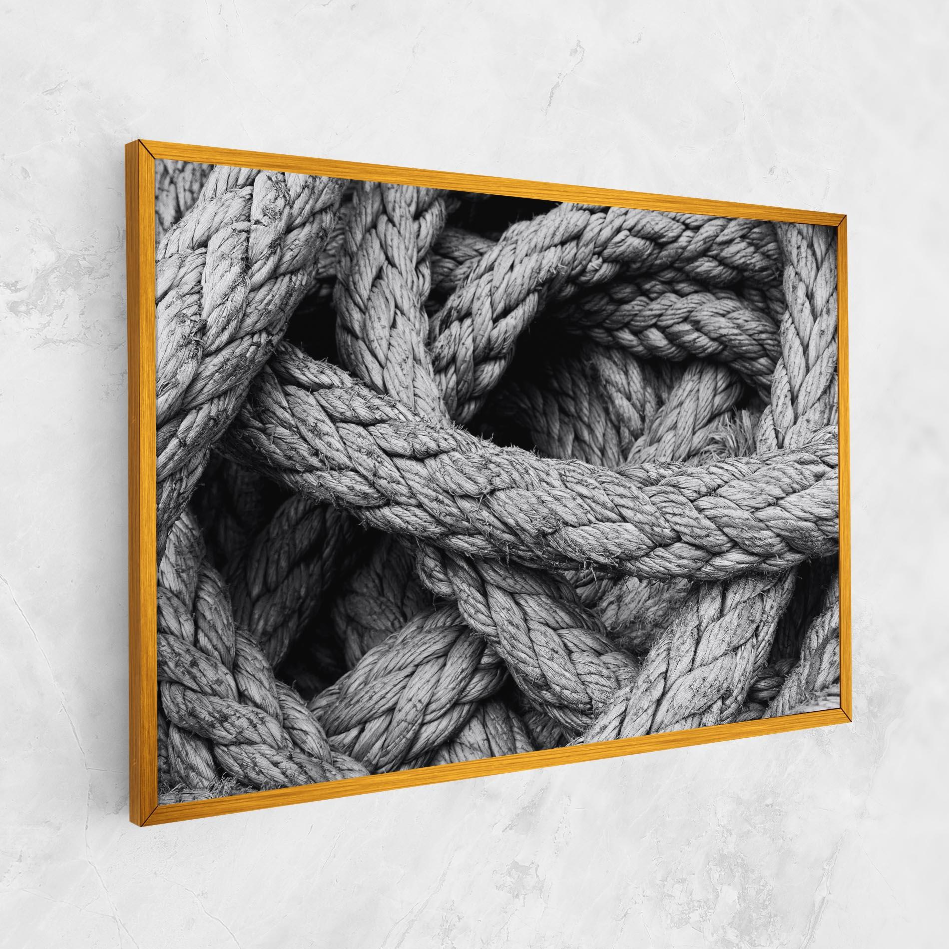 Leinwandbild Gray String mockup 1