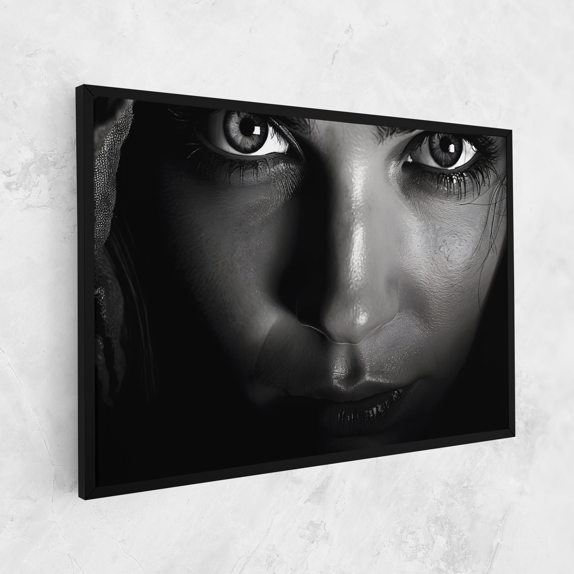 Leinwandbild Closeup Portrait mockup 1
