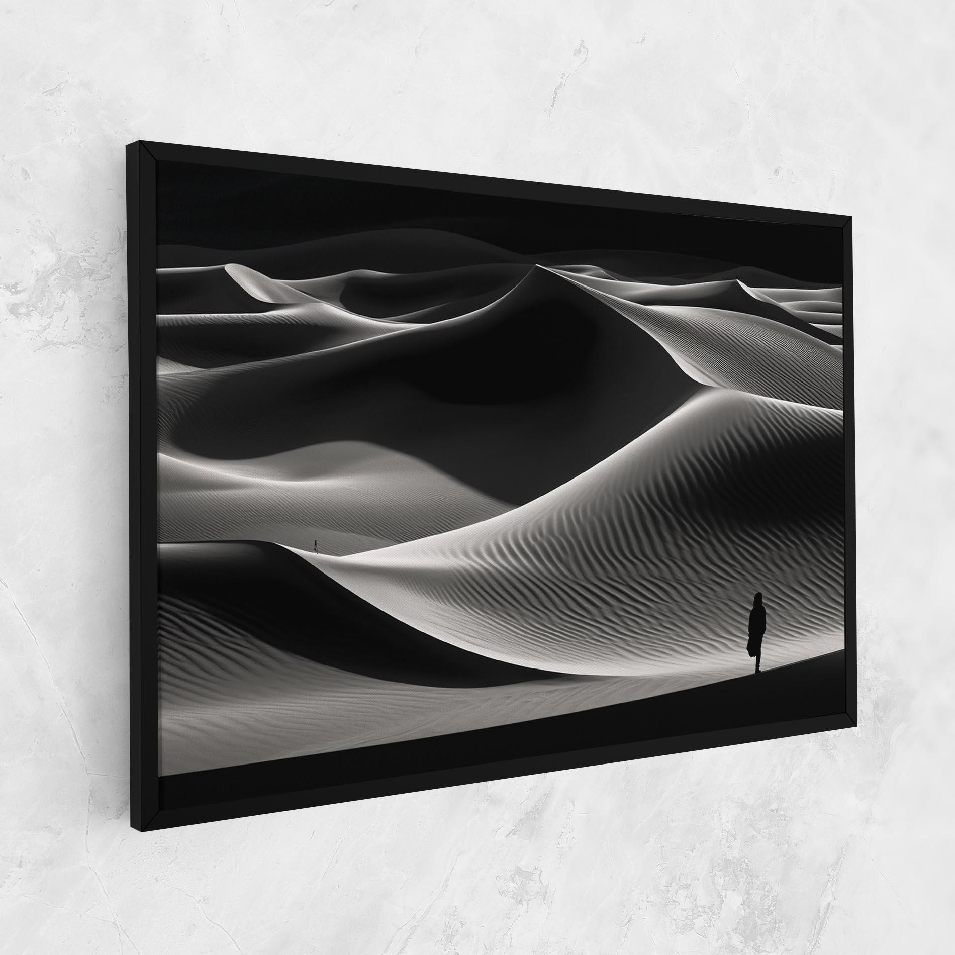 Leinwandbild Dune Silhouette mockup 1