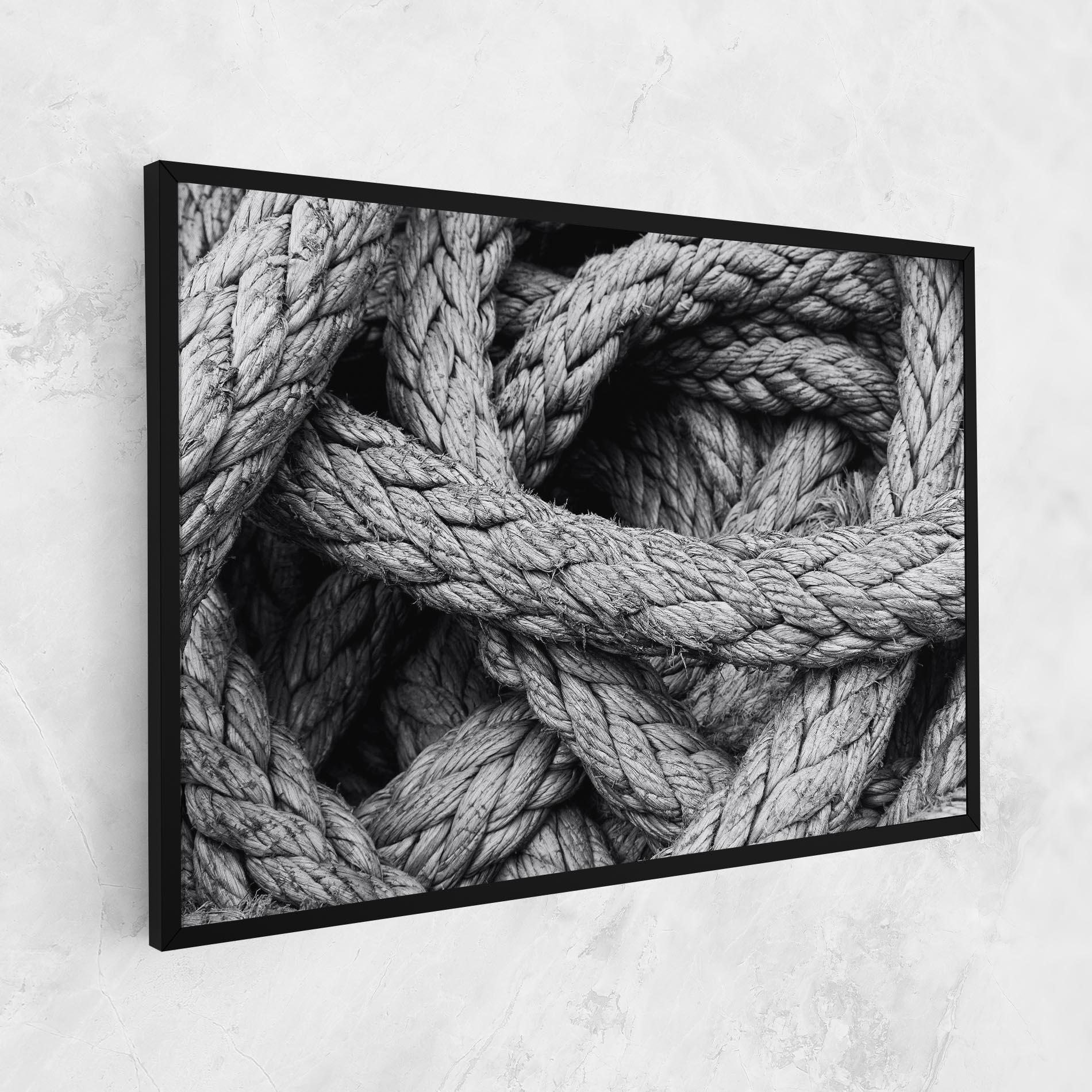 Leinwandbild Gray String mockup 1