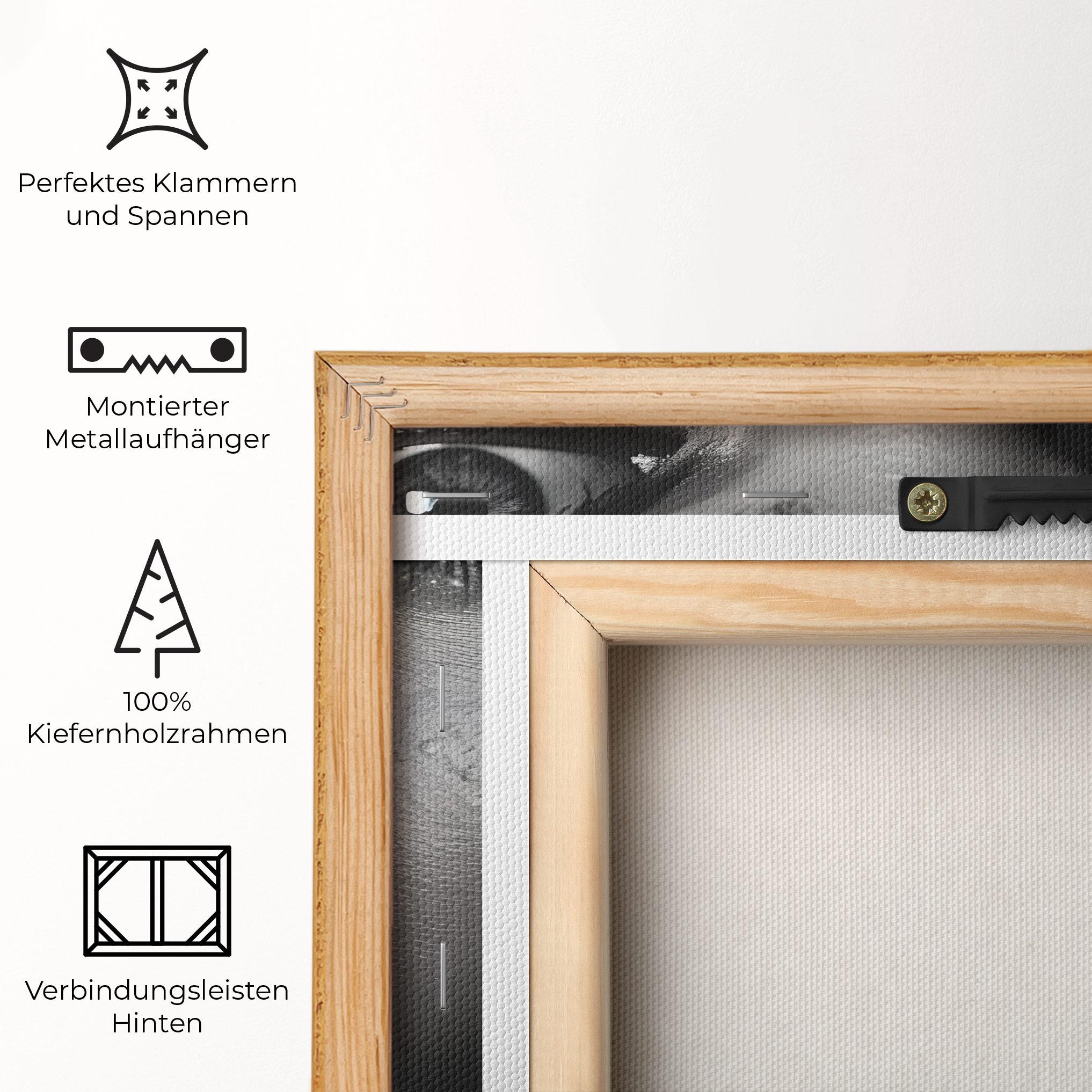 Leinwandbild Closeup Portrait mockup 5