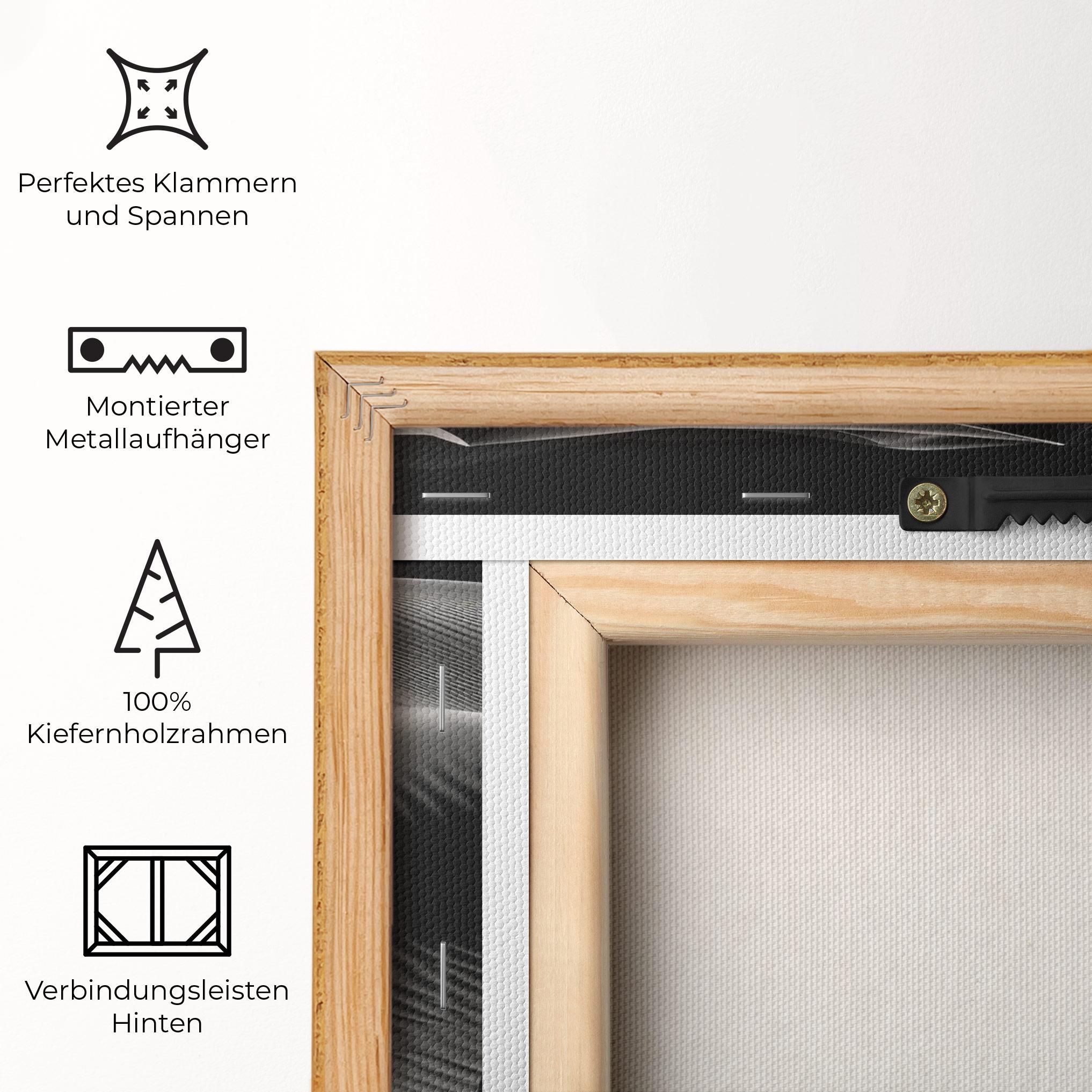 Leinwandbild Dune Silhouette mockup 5