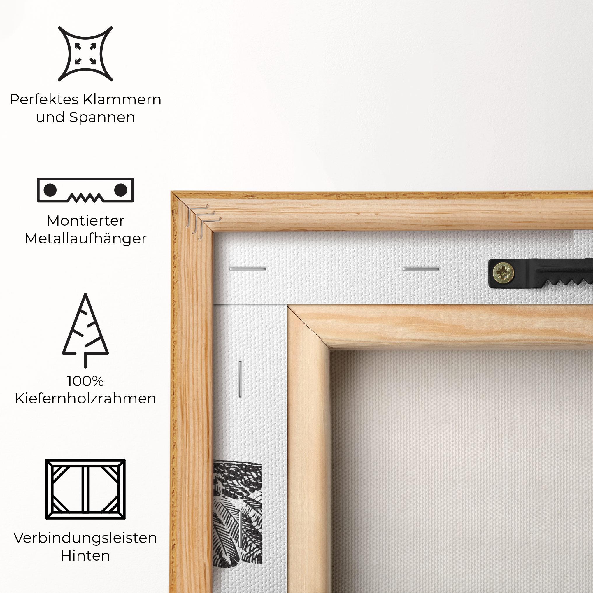 Leinwandbild Eagle Art Line mockup 5