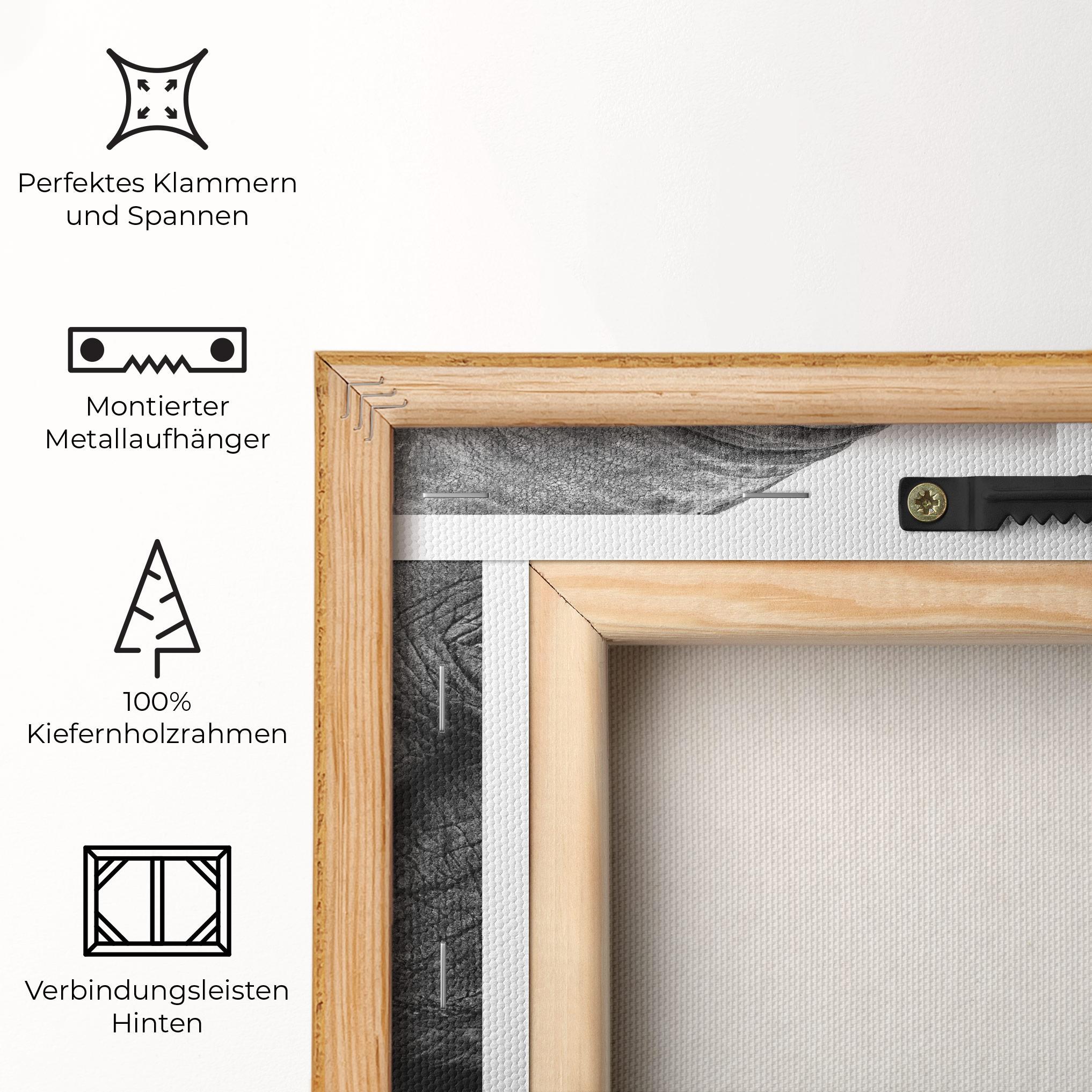 Leinwandbild Elephant Drinking mockup 5