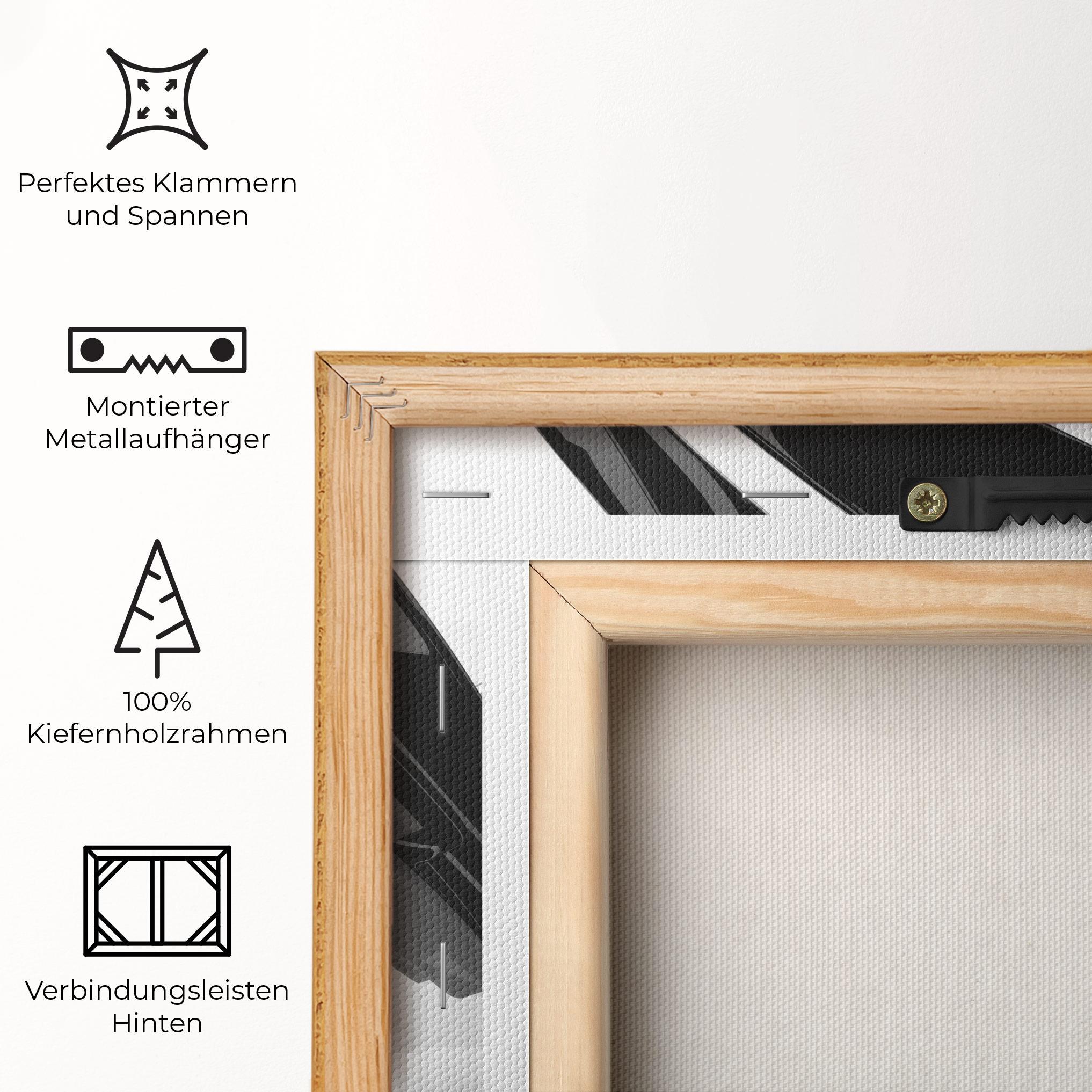 Leinwandbild Glossy Sculpture mockup 5