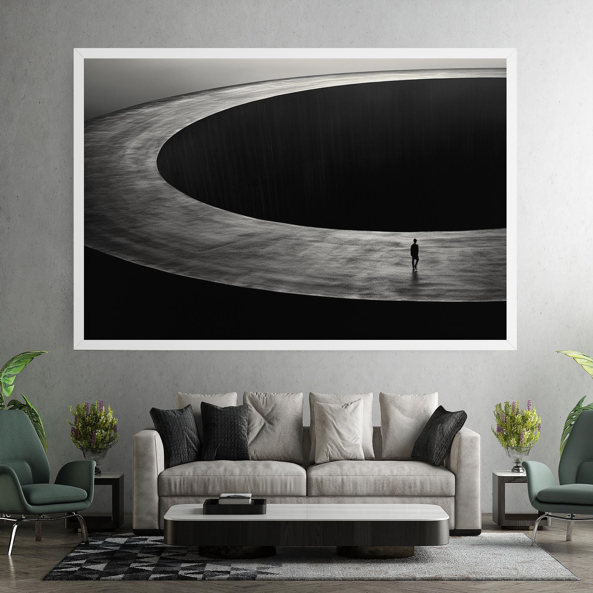 Leinwandbild Man Walking mockup 7