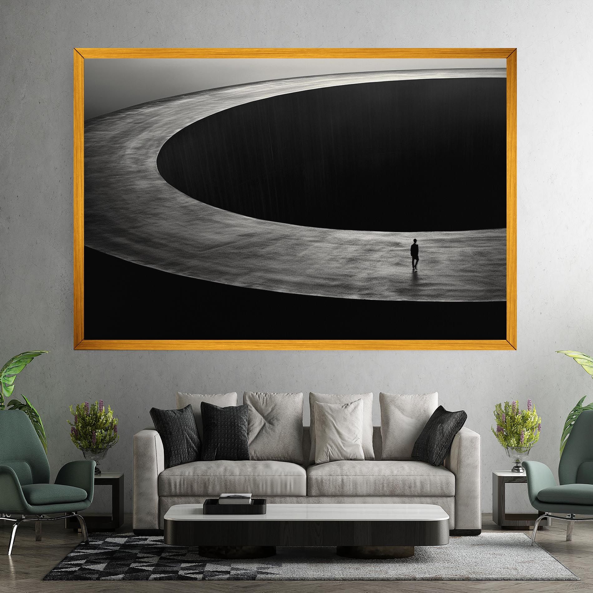 Man Walking mockup 7