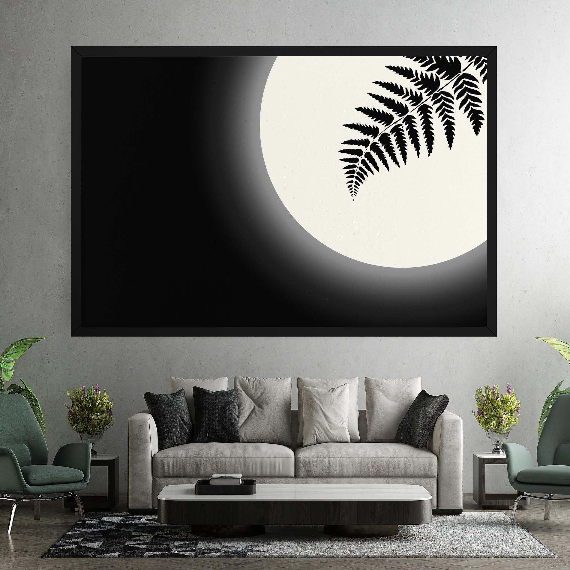 Leinwandbild Full Moon Leaf mockup 7