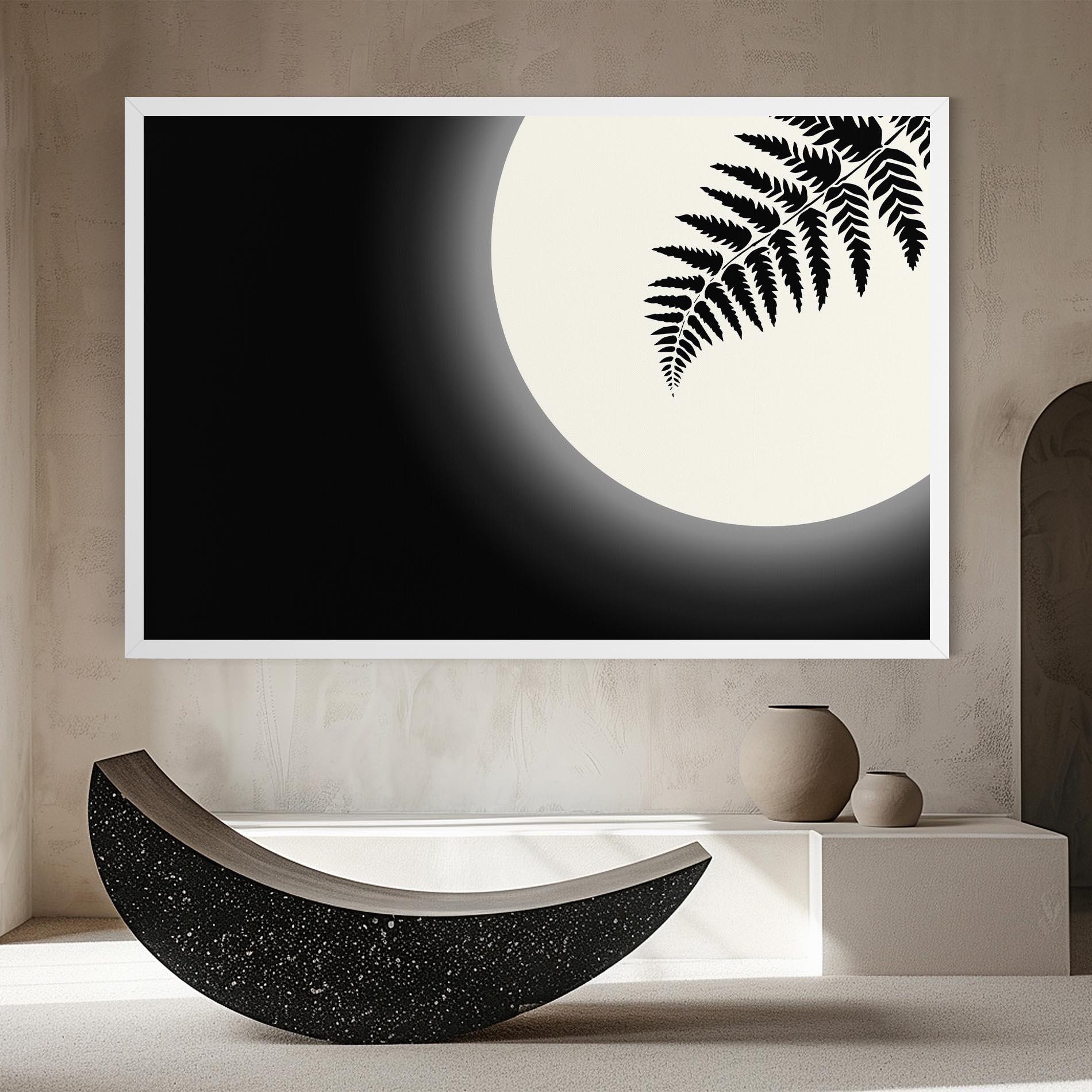Leinwandbild Full Moon Leaf mockup 8